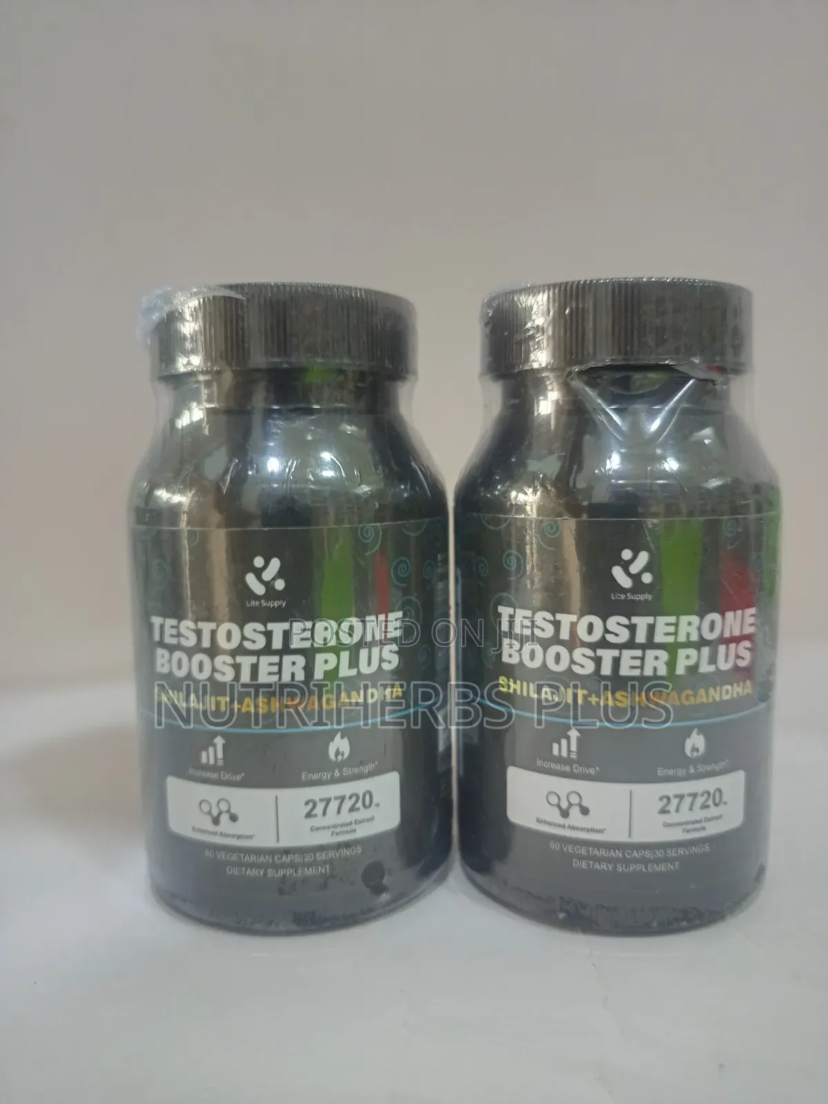 Testosterone Booster Plus Capsules:Libido and Sexual Wellness—2 Bottle