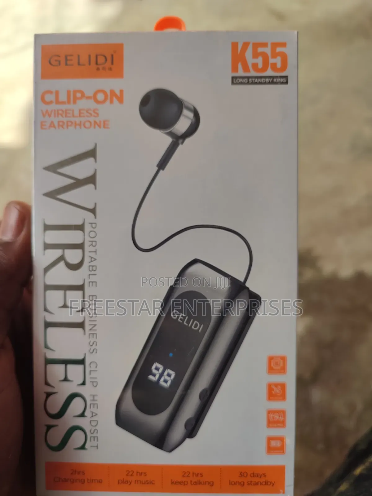 Gelidi Business Clip Bluetooth Earphone.