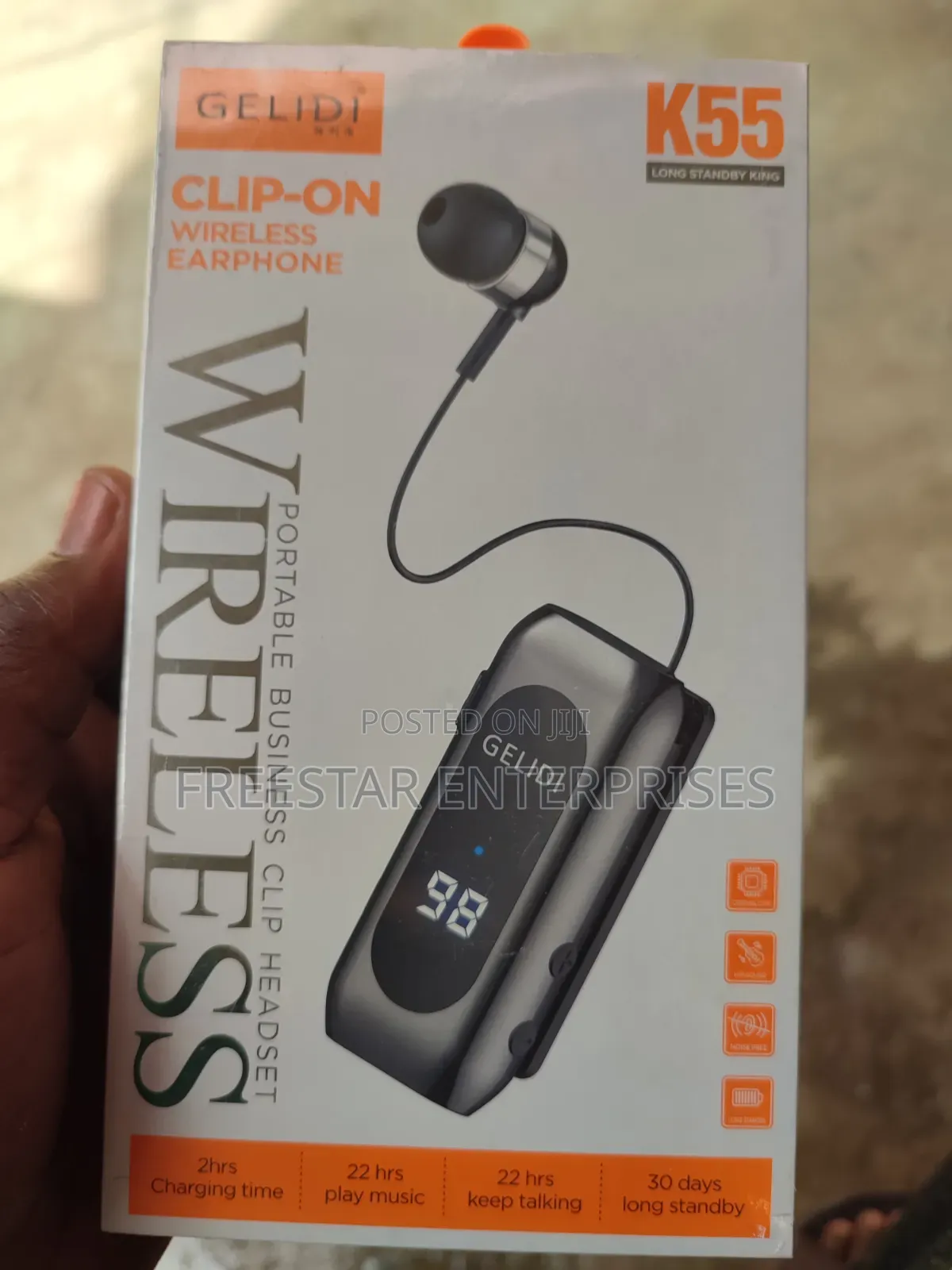 Gelidi Business Clip Bluetooth Earphone.