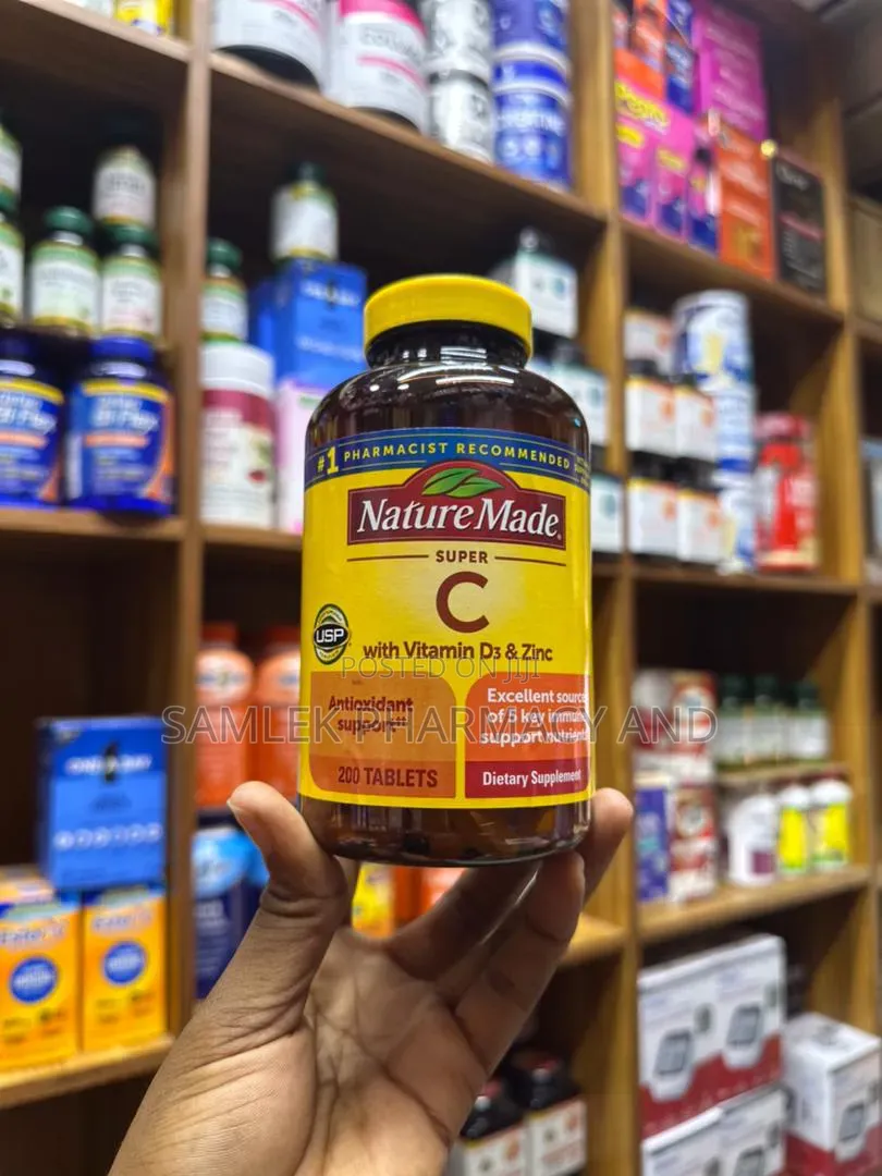 Nature Made Super C With Vitamin D3 Zinc, Vit C Immune Support -200