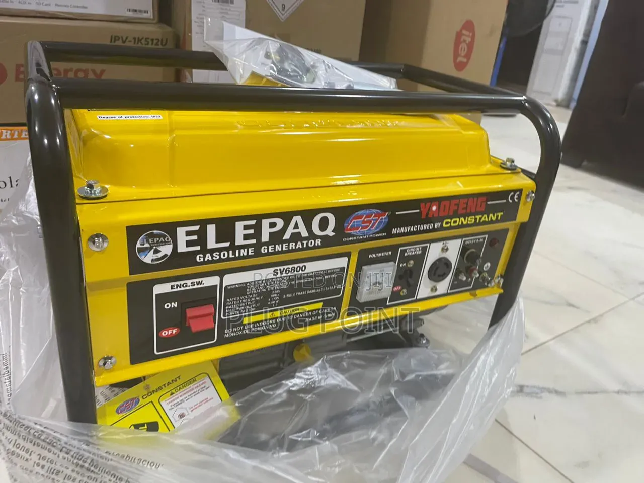 Elepaq Sv6800 Portable Generator With Manual Ignition