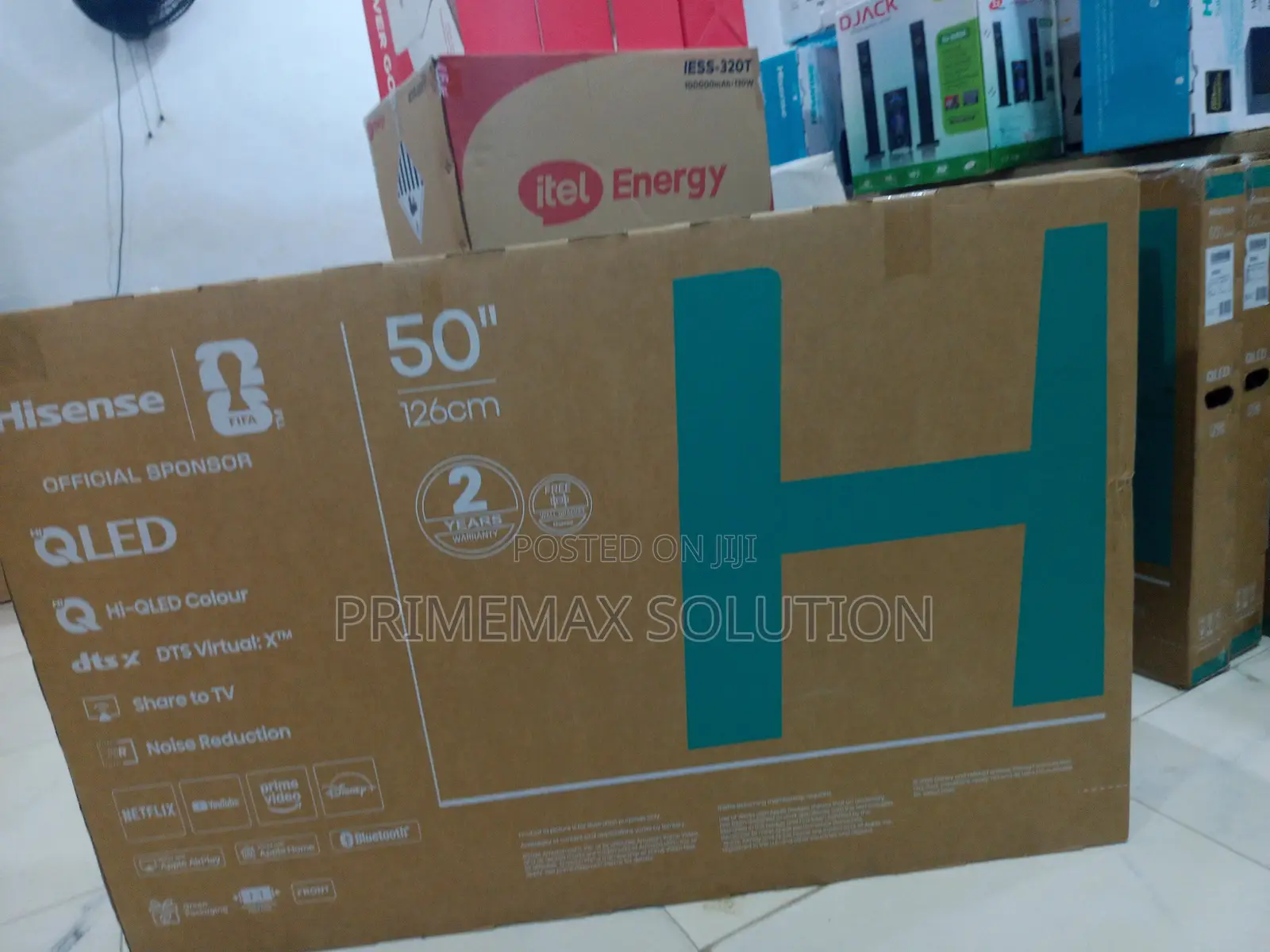 Crystal-Clear 50" Qled Smart Tv by Hisense