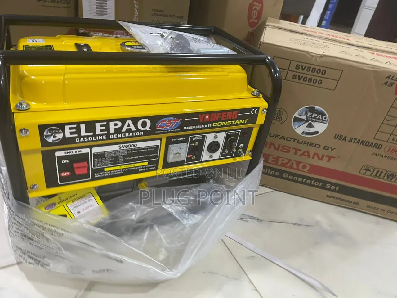 Elepaq 4.5kva Manual Generator With Consistent Power Supply