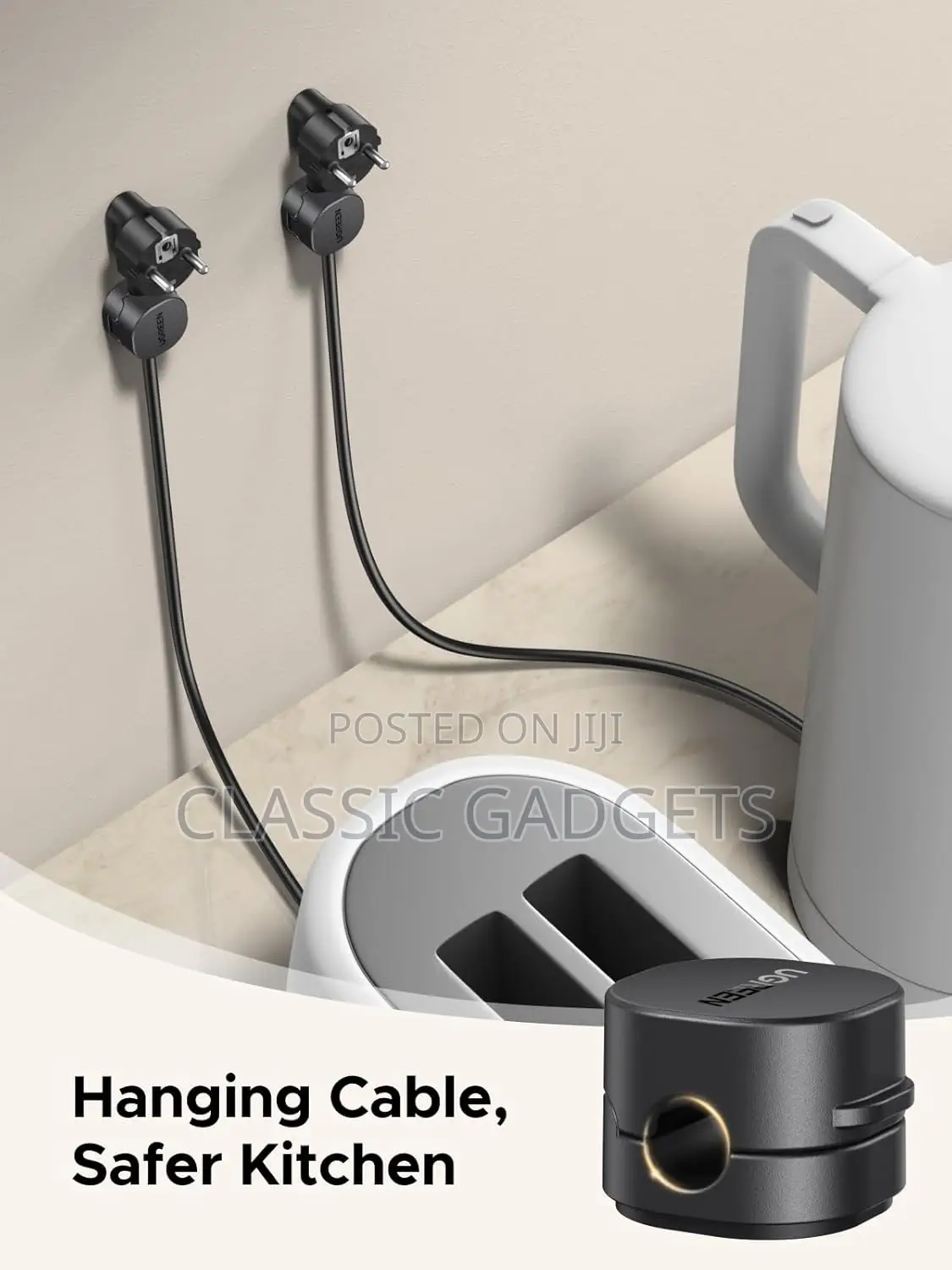 Ugreen Adhesive 6 in 1 Cable Organizer Clips