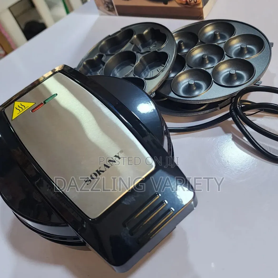 3-in-1 Sokany Detachable Waffle Maker