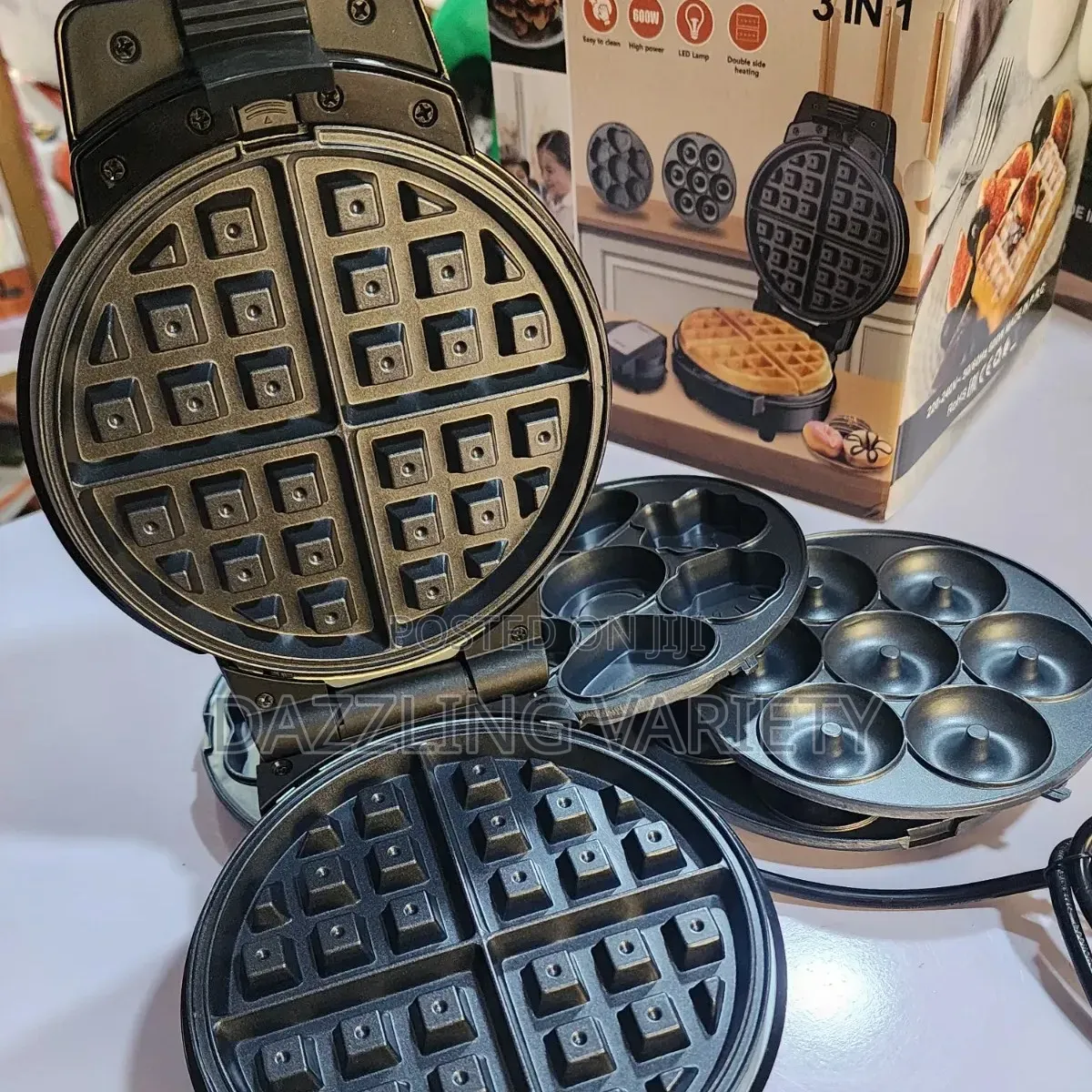 3-in-1 Sokany Detachable Waffle Maker