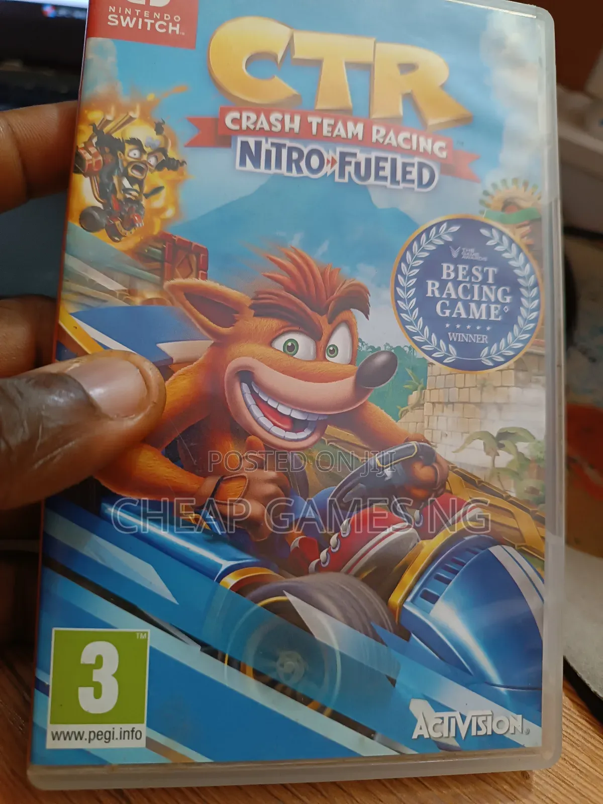CTR Crash Team Racing Nitro Fueled Nintendo Switch Used