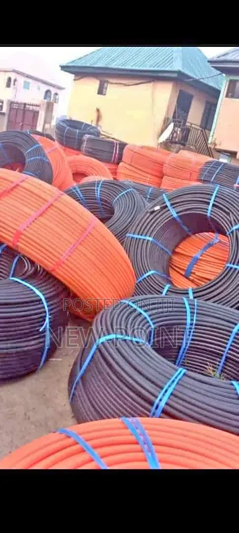 Premium 32mm Hdpe Fiber Ducts / Ebonite Pipes – Brand New Coils
