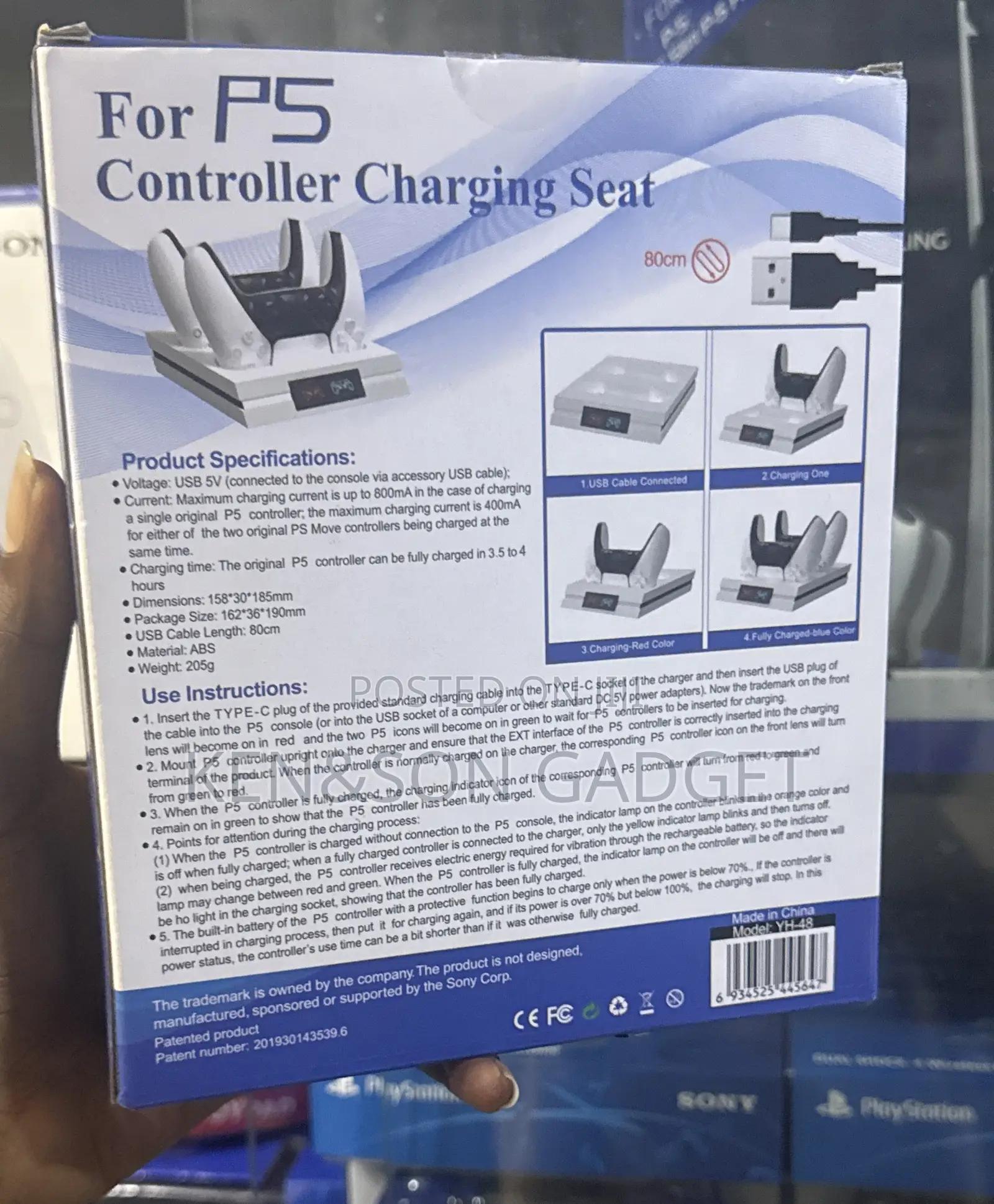 Ps5 Controller Charging Seat