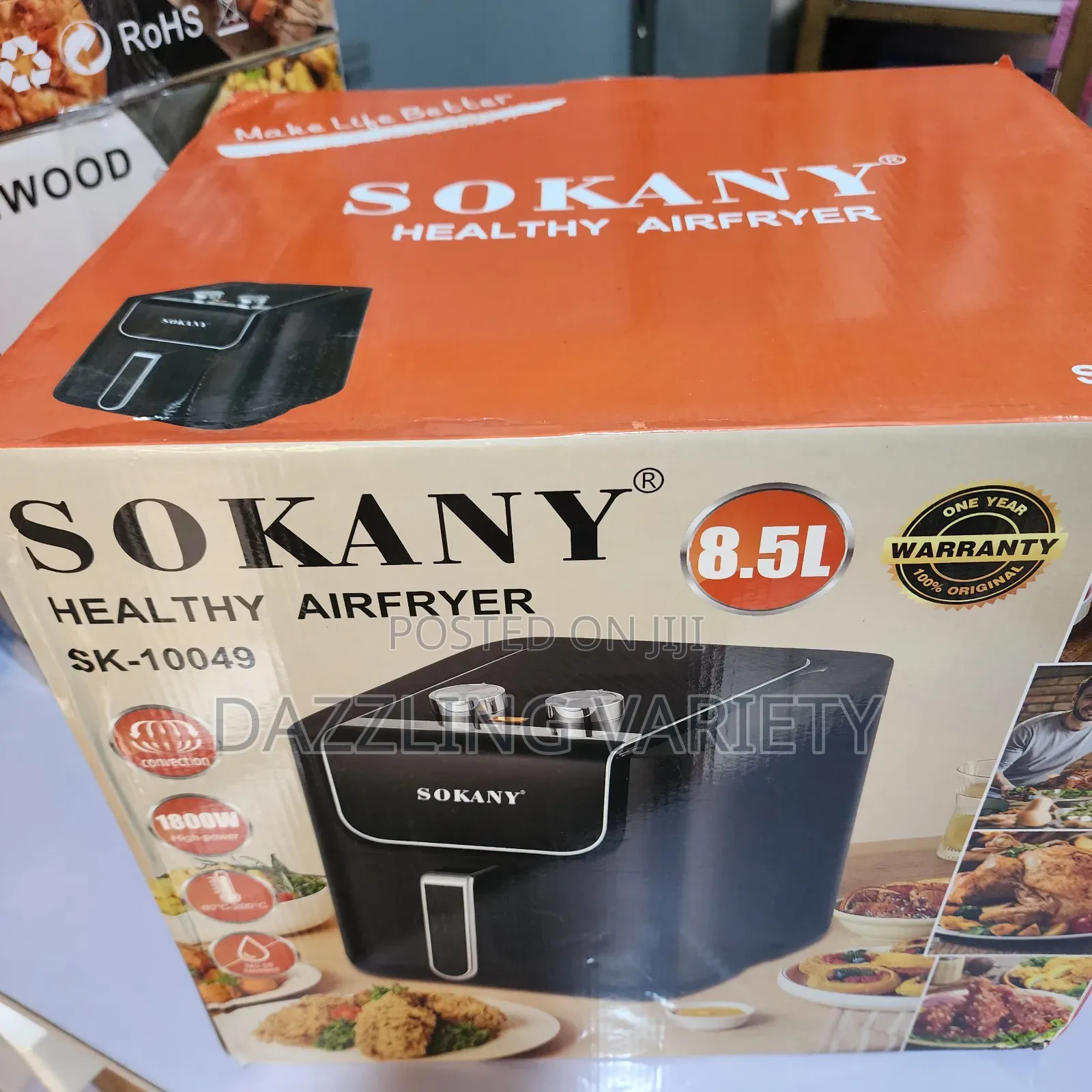 8.5litres Sokany Healthy Air Fryer