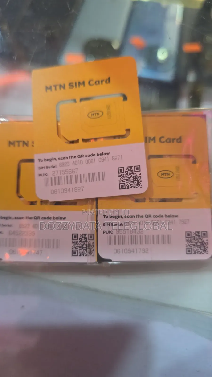 MTN Registered Sim Card