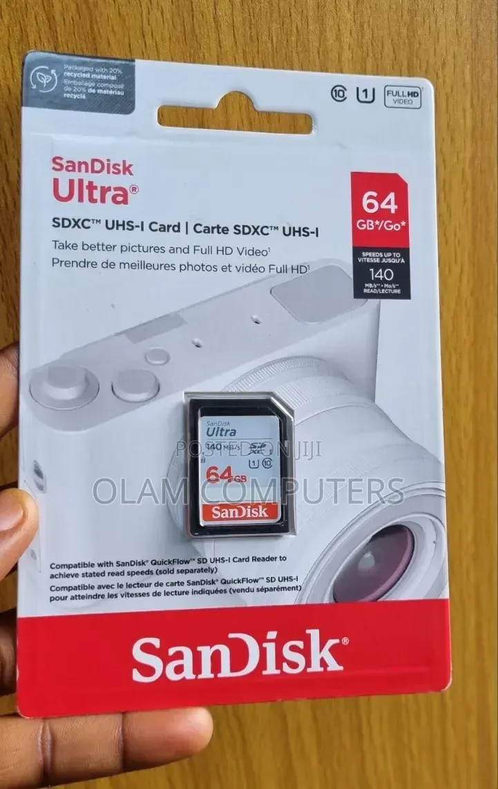 Sandisk Ultra Sd Card 64gb