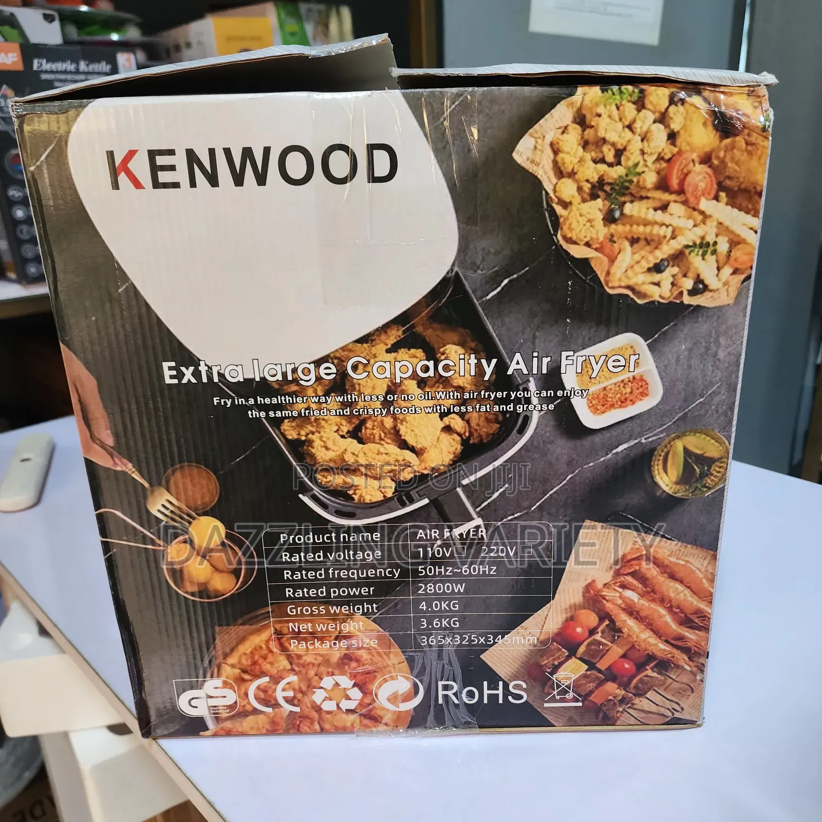 10litres Kenwood Extralarge Digital Air Fryer