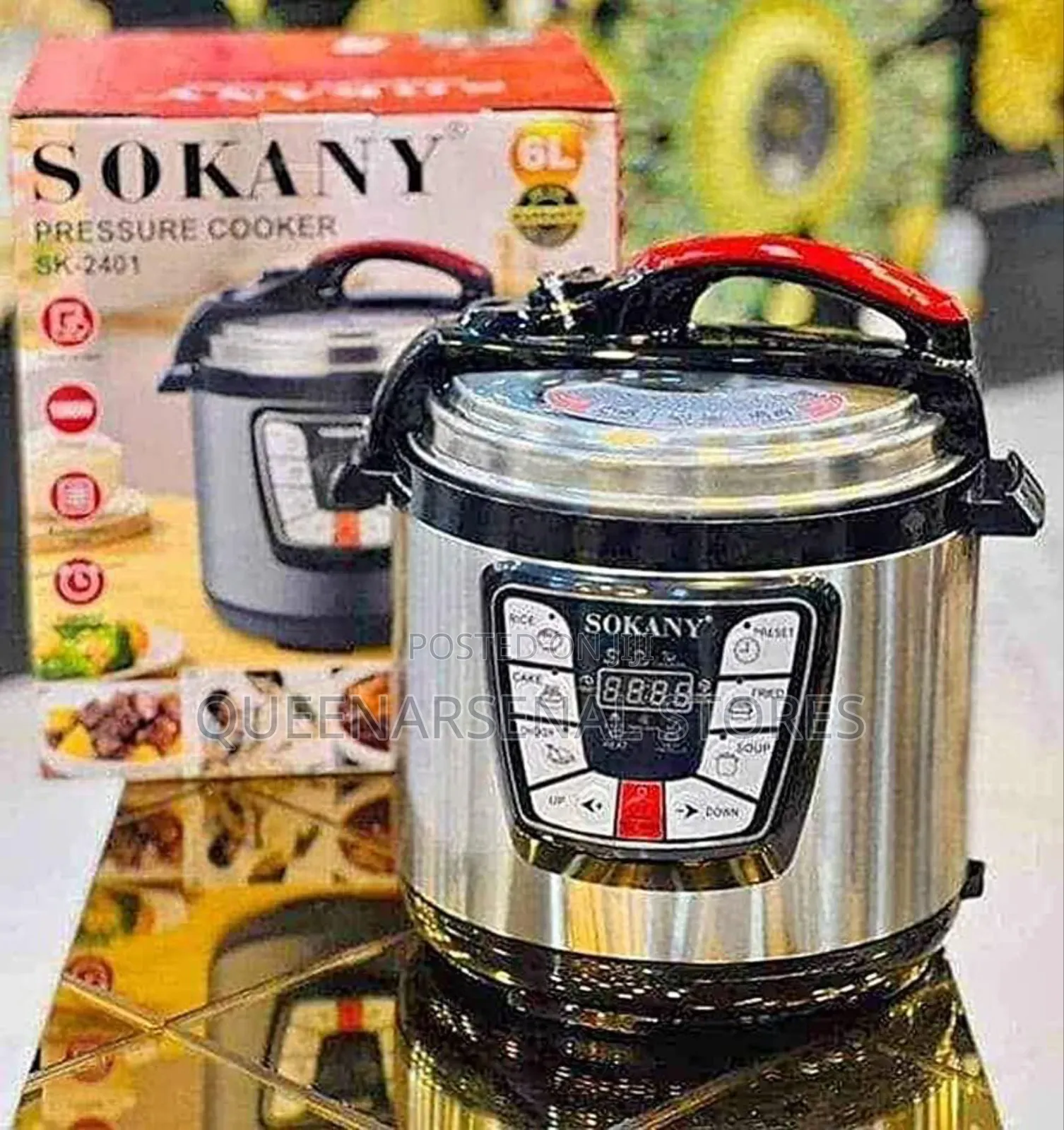 6l Sokany Electric Pressure Cooker