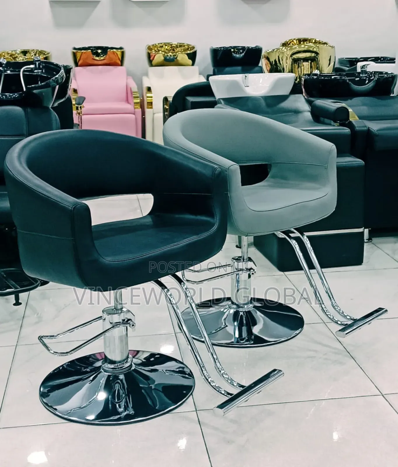 Space Saving Salon Chair