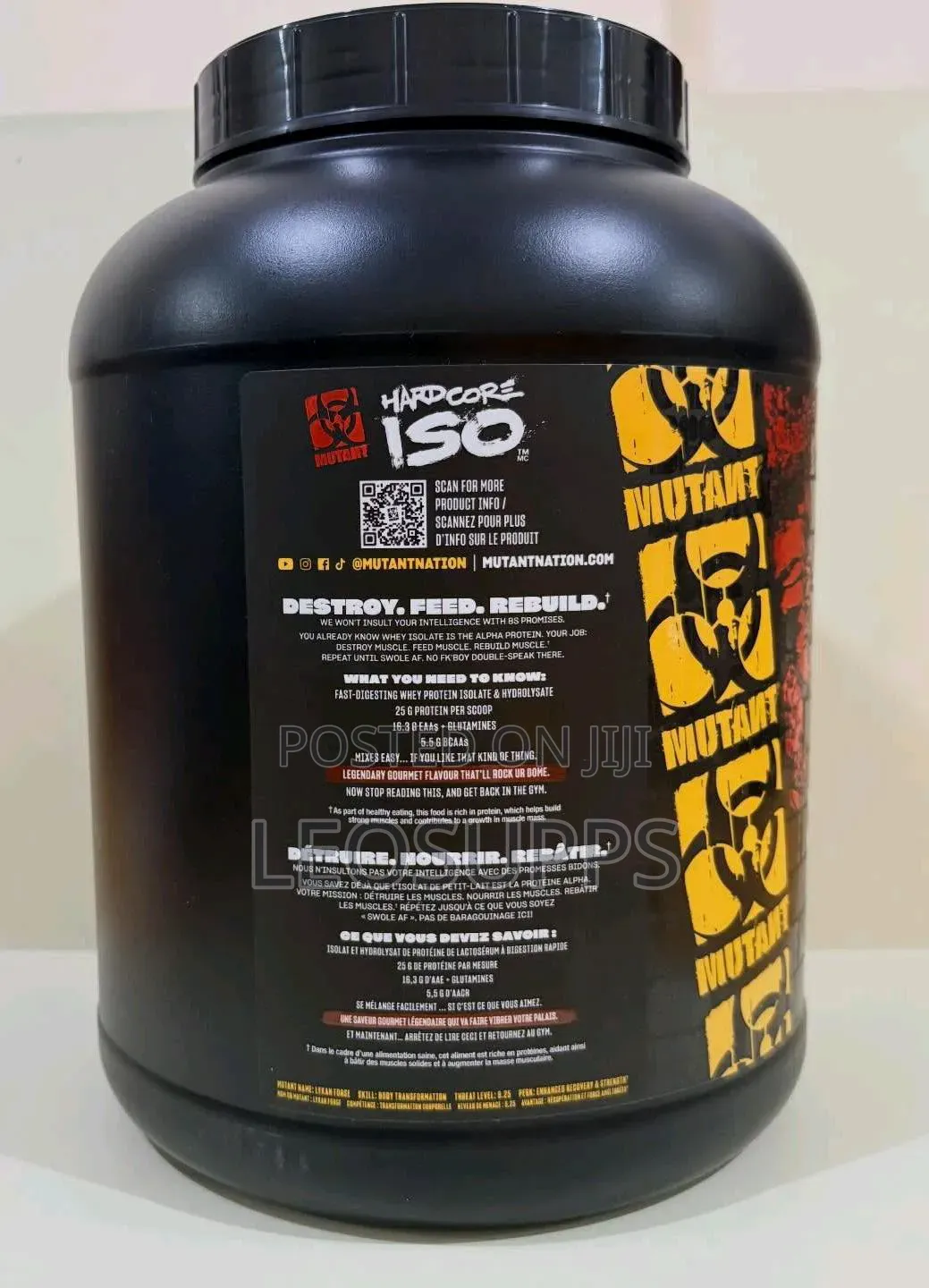 Mutant Hardcore Iso 5lb (Whey Protein Isolate)