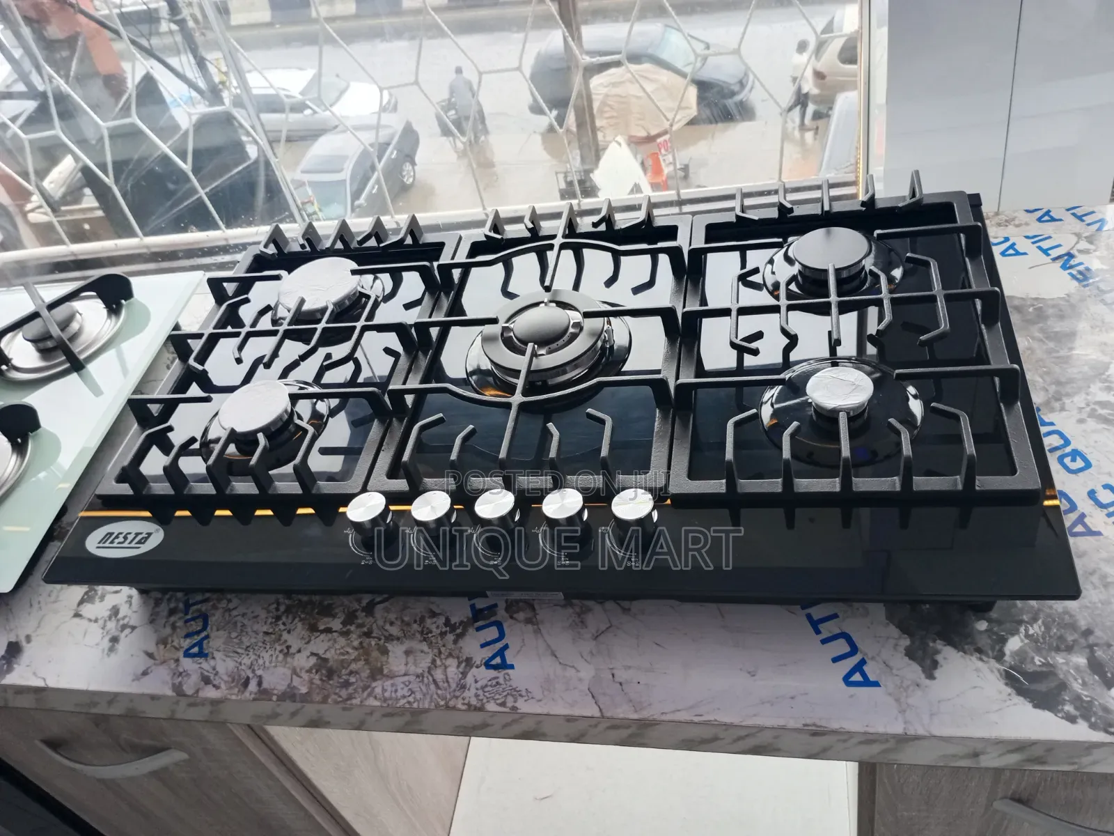 90cm 5-Ways Gas Burner With Grill. Brand: Nesta Italy