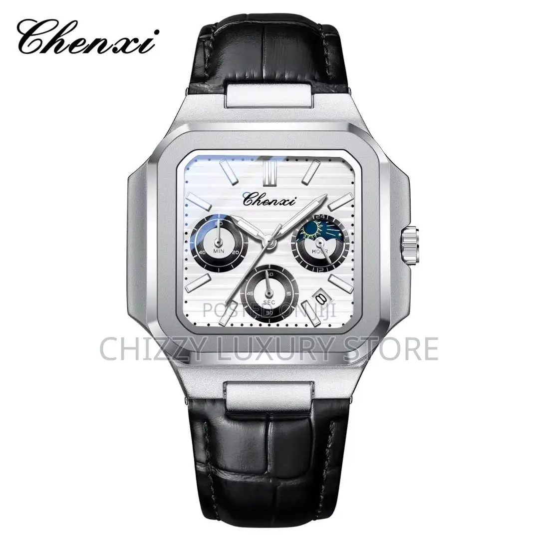 Chenxi Quality Men Genuine Leather Wristwatch