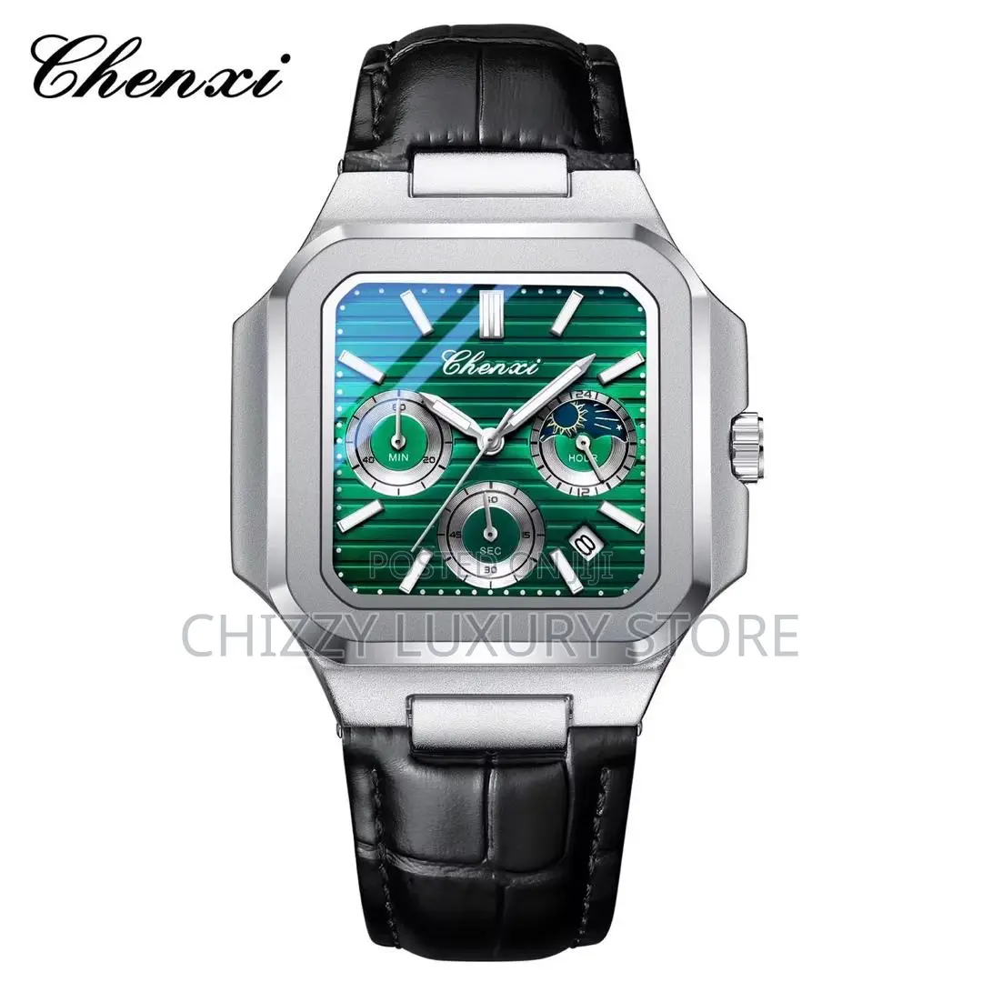 Chenxi Quality Men Genuine Leather Wristwatch