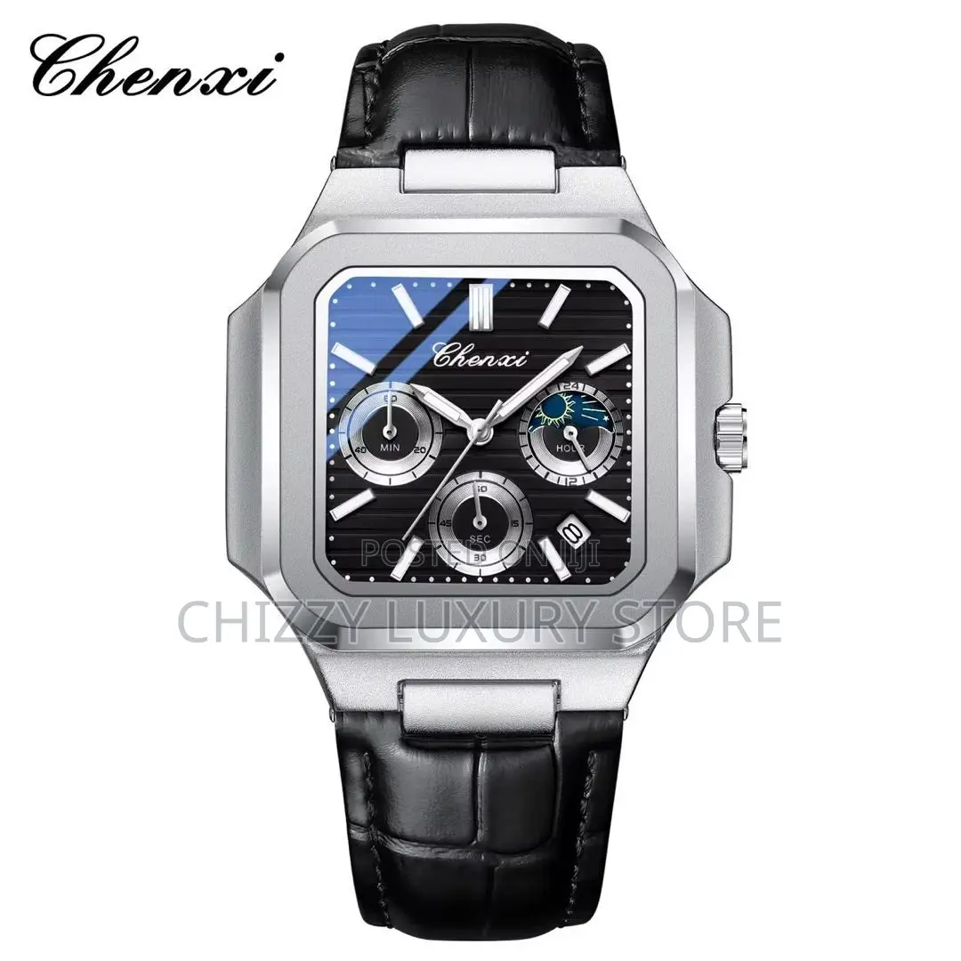 Chenxi Quality Men Genuine Leather Wristwatch
