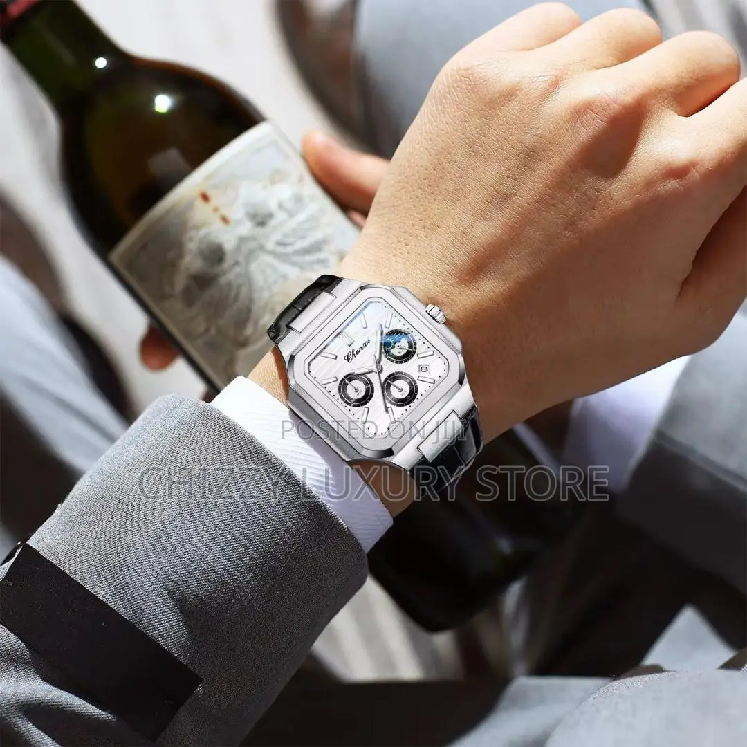 Chenxi Quality Men Genuine Leather Wristwatch