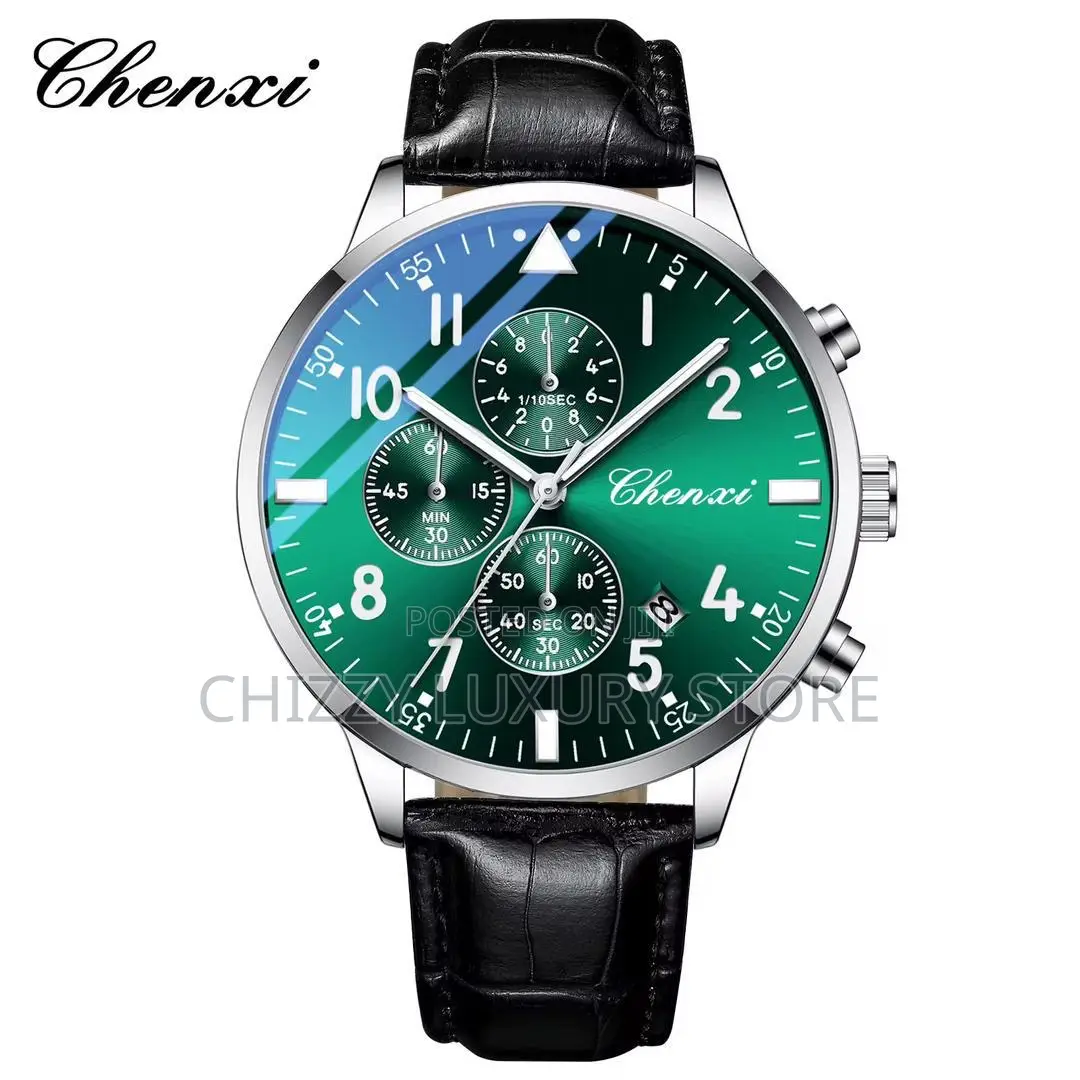 Chenxi Quality Men Genuine Leather Wristwatch