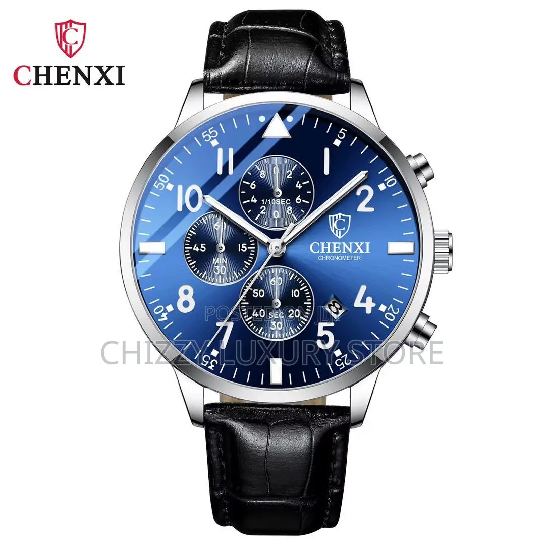 Chenxi Quality Men Genuine Leather Wristwatch