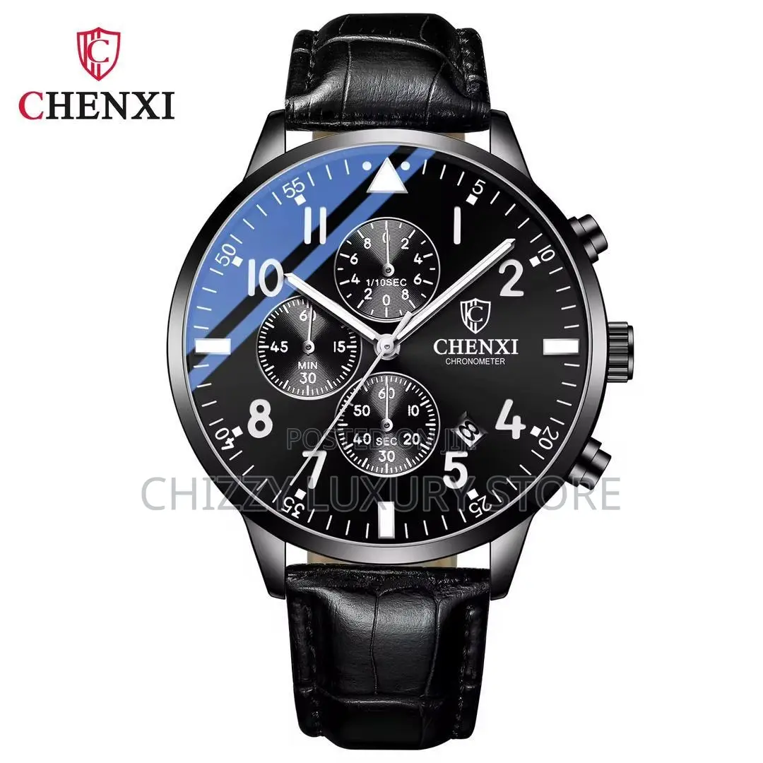 Chenxi Quality Men Genuine Leather Wristwatch