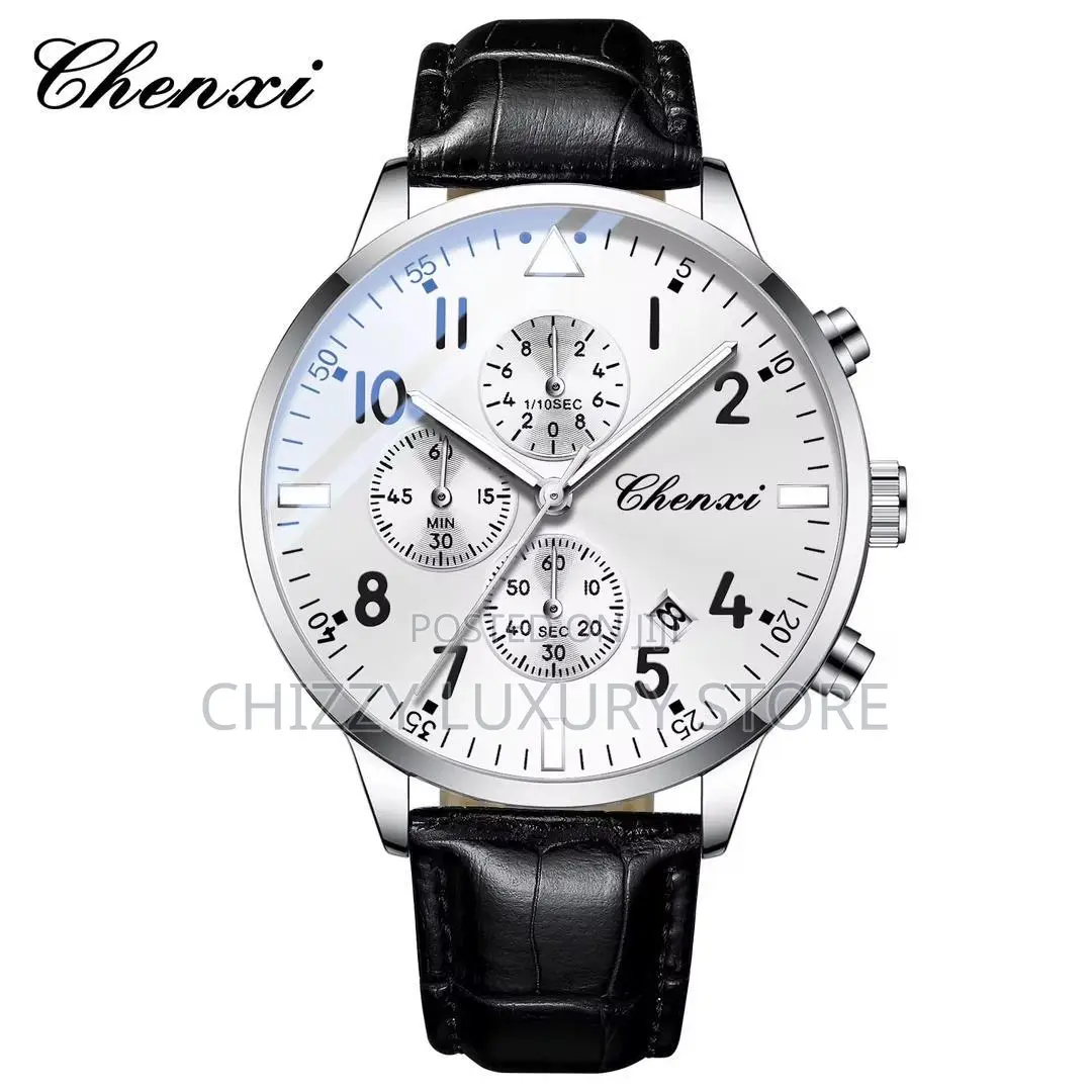 Chenxi Quality Men Genuine Leather Wristwatch