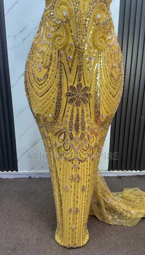 Embroidered Beaded Lace