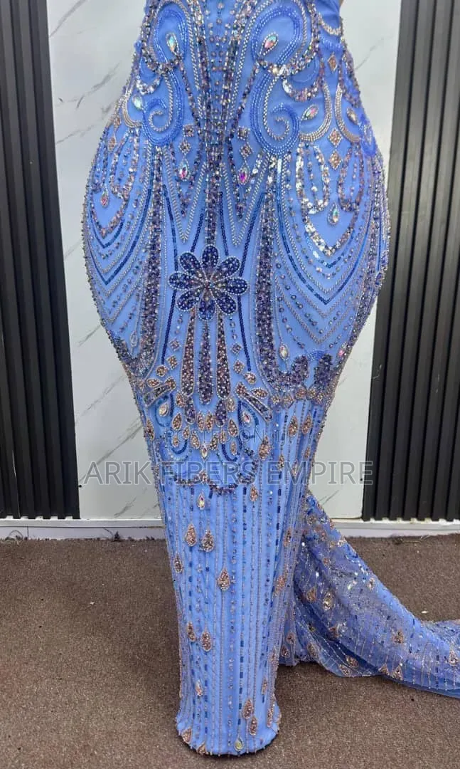 Embroidered Beaded Lace