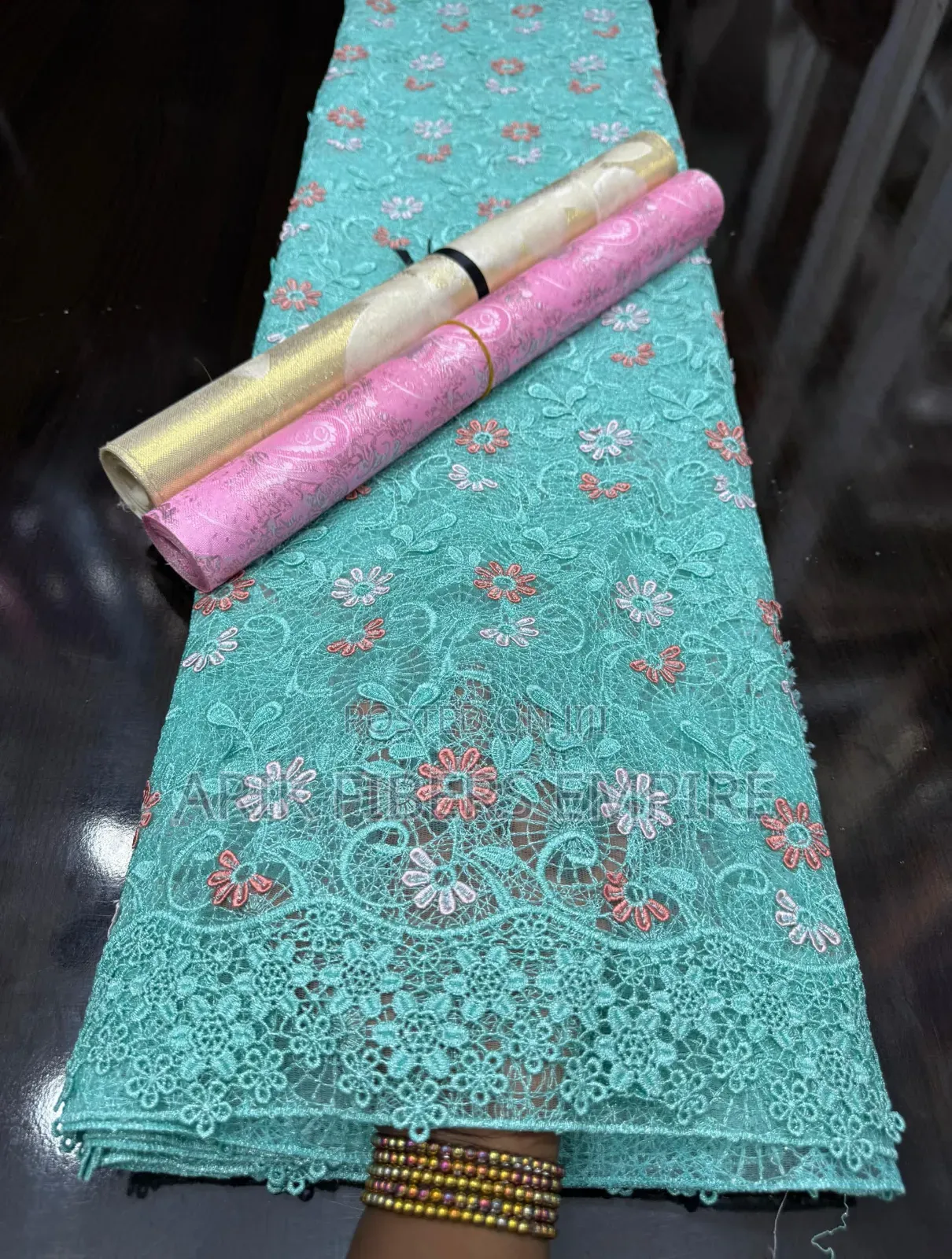 Applique Mesh Guipure Cord Lace