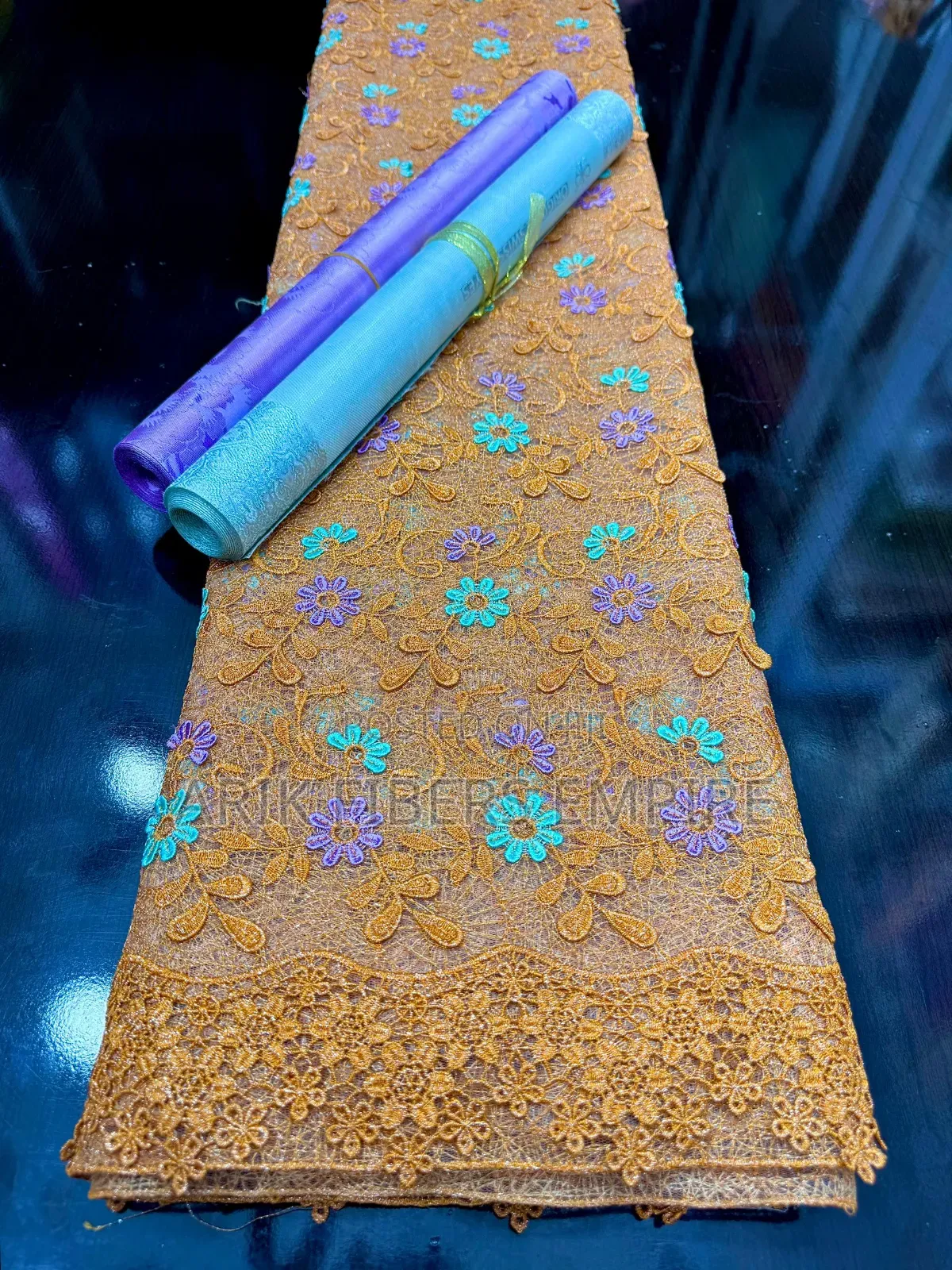 Applique Mesh Guipure Cord Lace