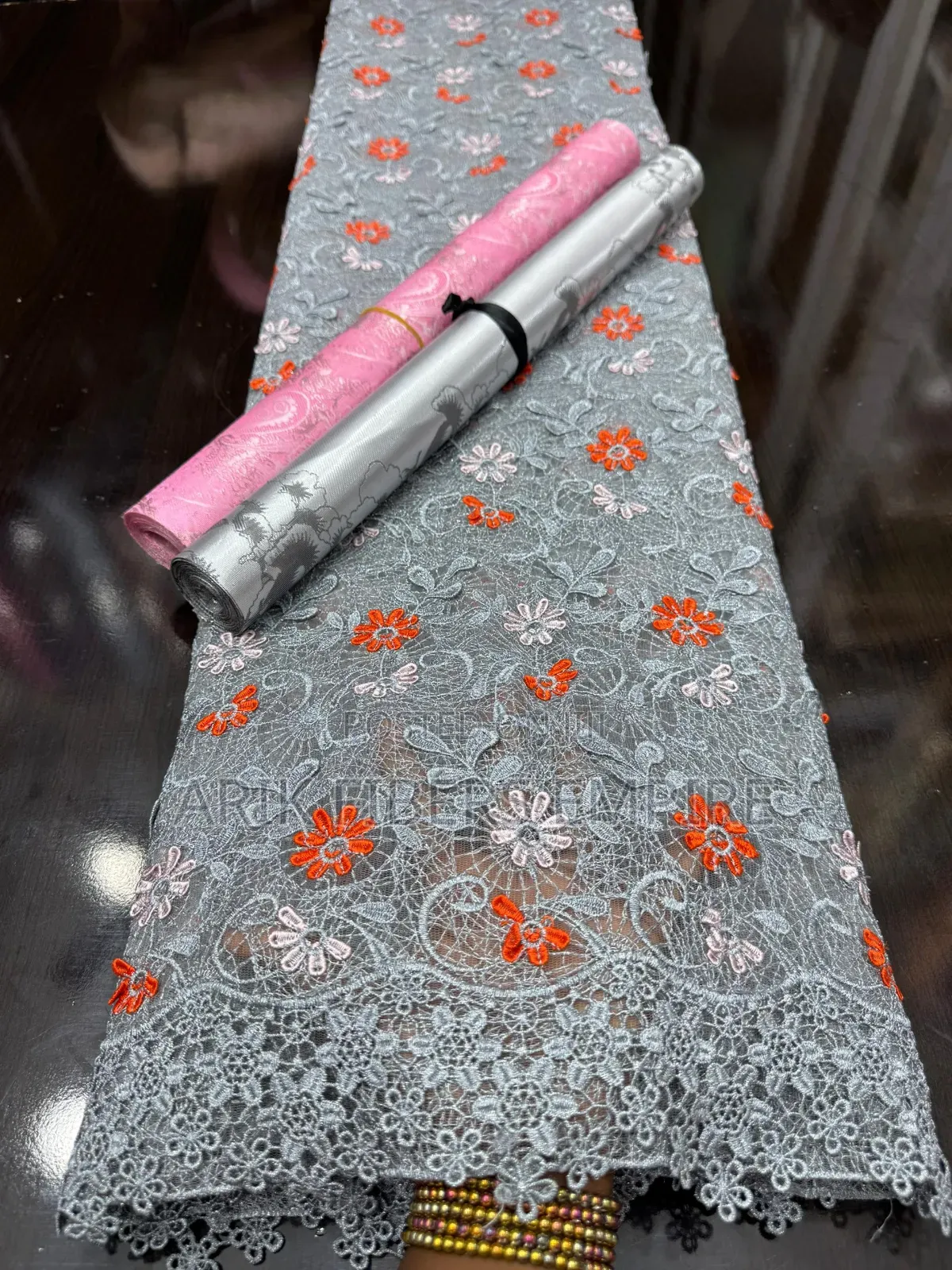 Applique Mesh Guipure Cord Lace