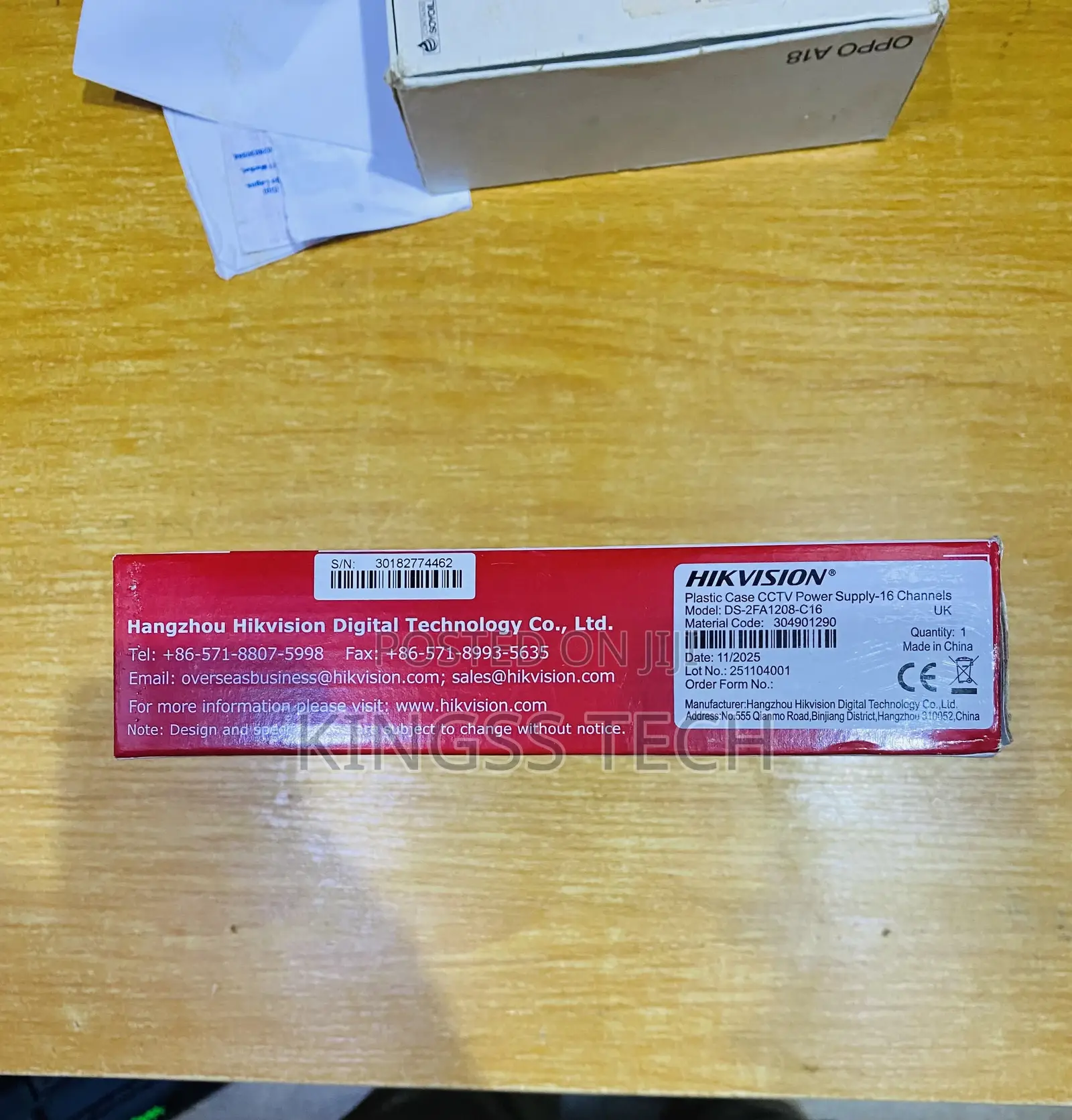 Hikvision 16channel CCTV Power Supply