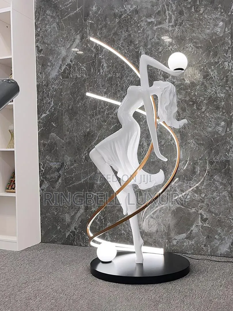 Humanoid Sculpture Floor Lamp