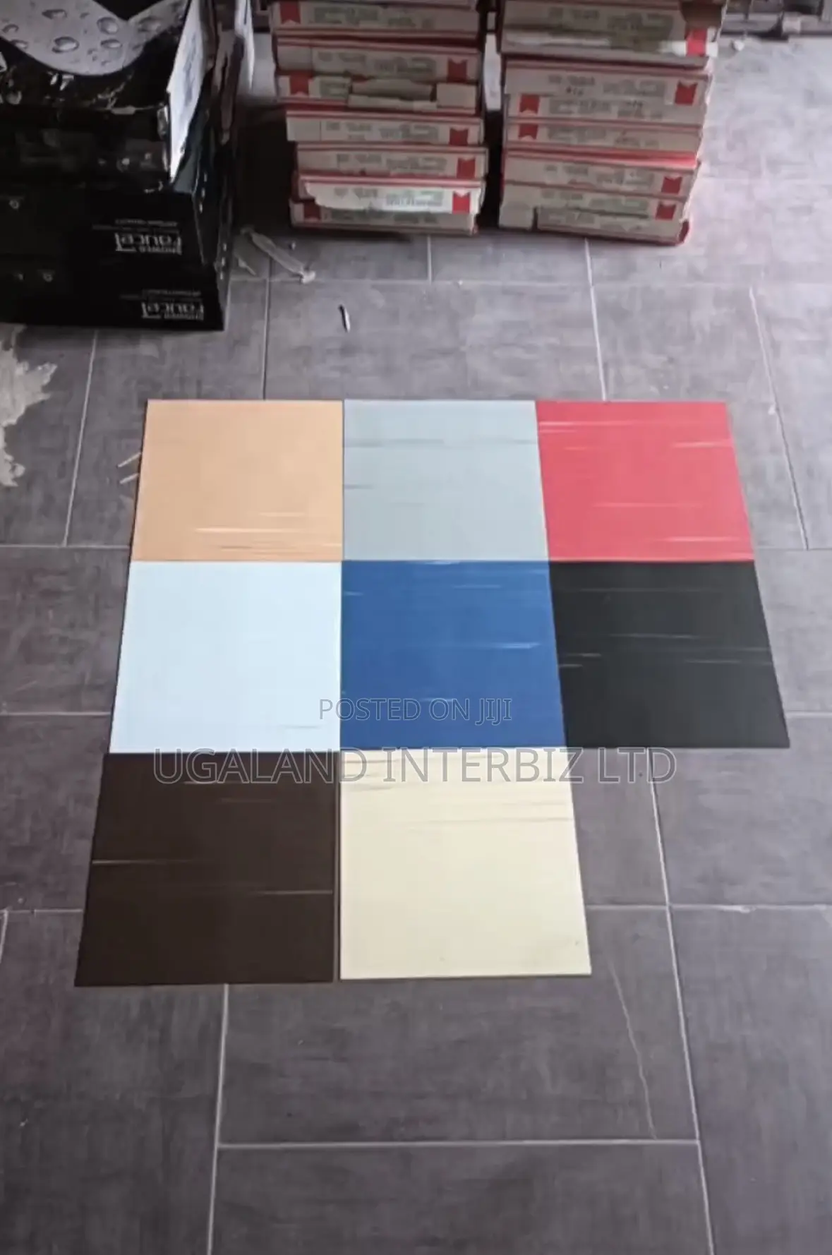 Premium Multi Color Plain Rubber Tiles