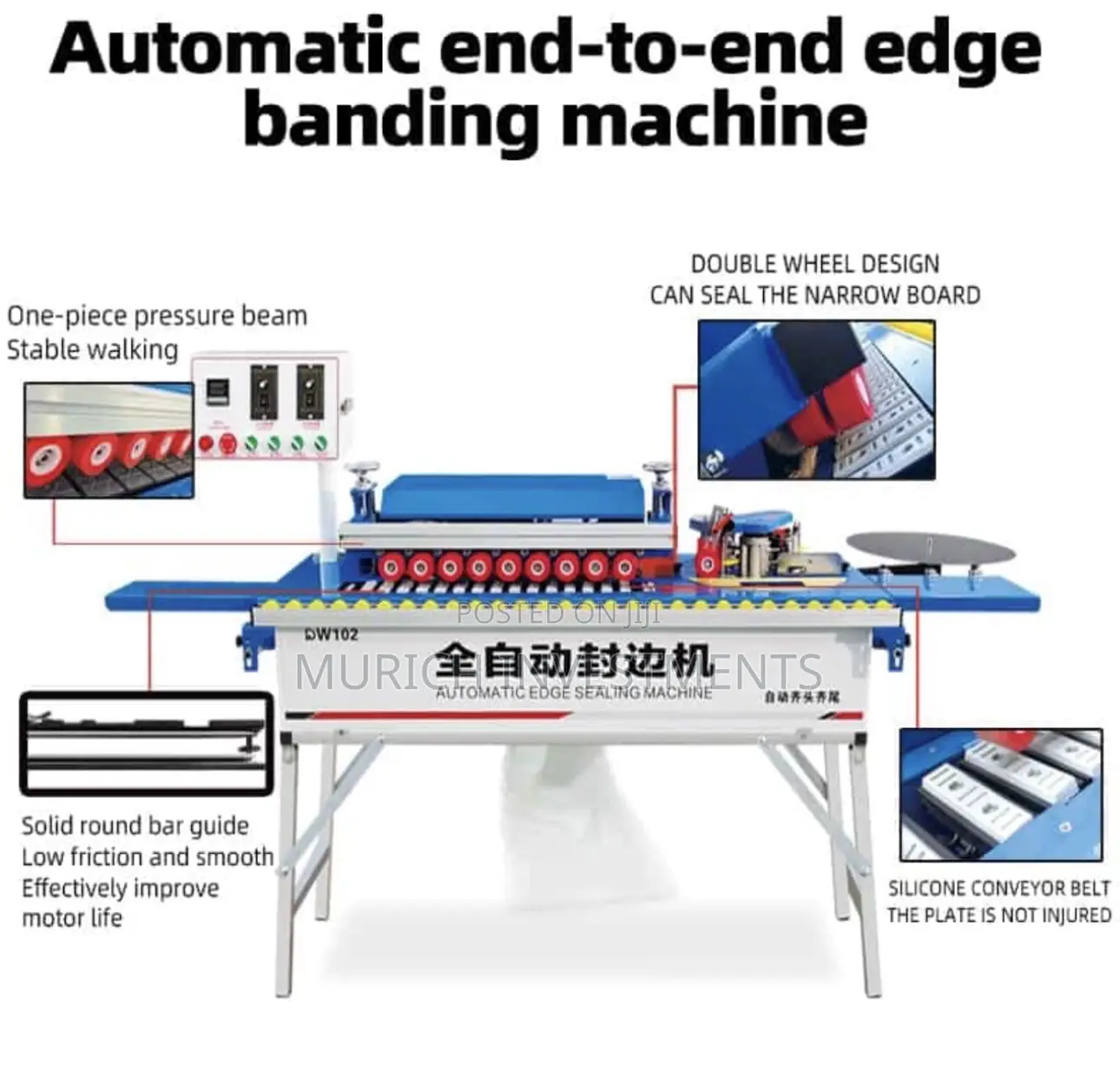 Automatic Straight Curved Edge Banding Machine Woodwork Edge Sealer