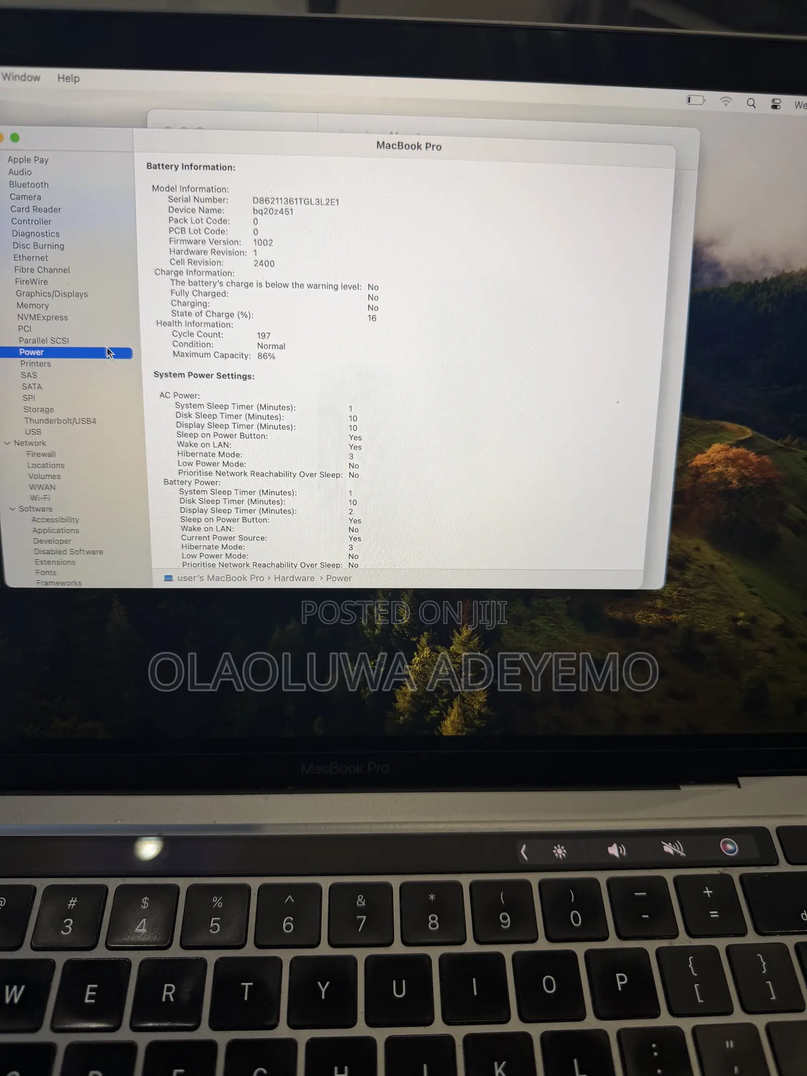 Laptop Apple MacBook Pro 2020 M1 16GB Apple M1 SSD 1T