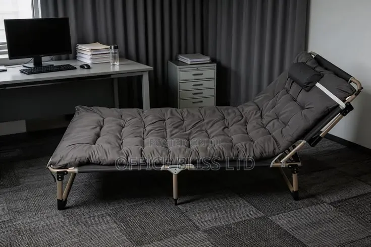 Modern Outdoor Foldable Bed With Fabric Lay Over