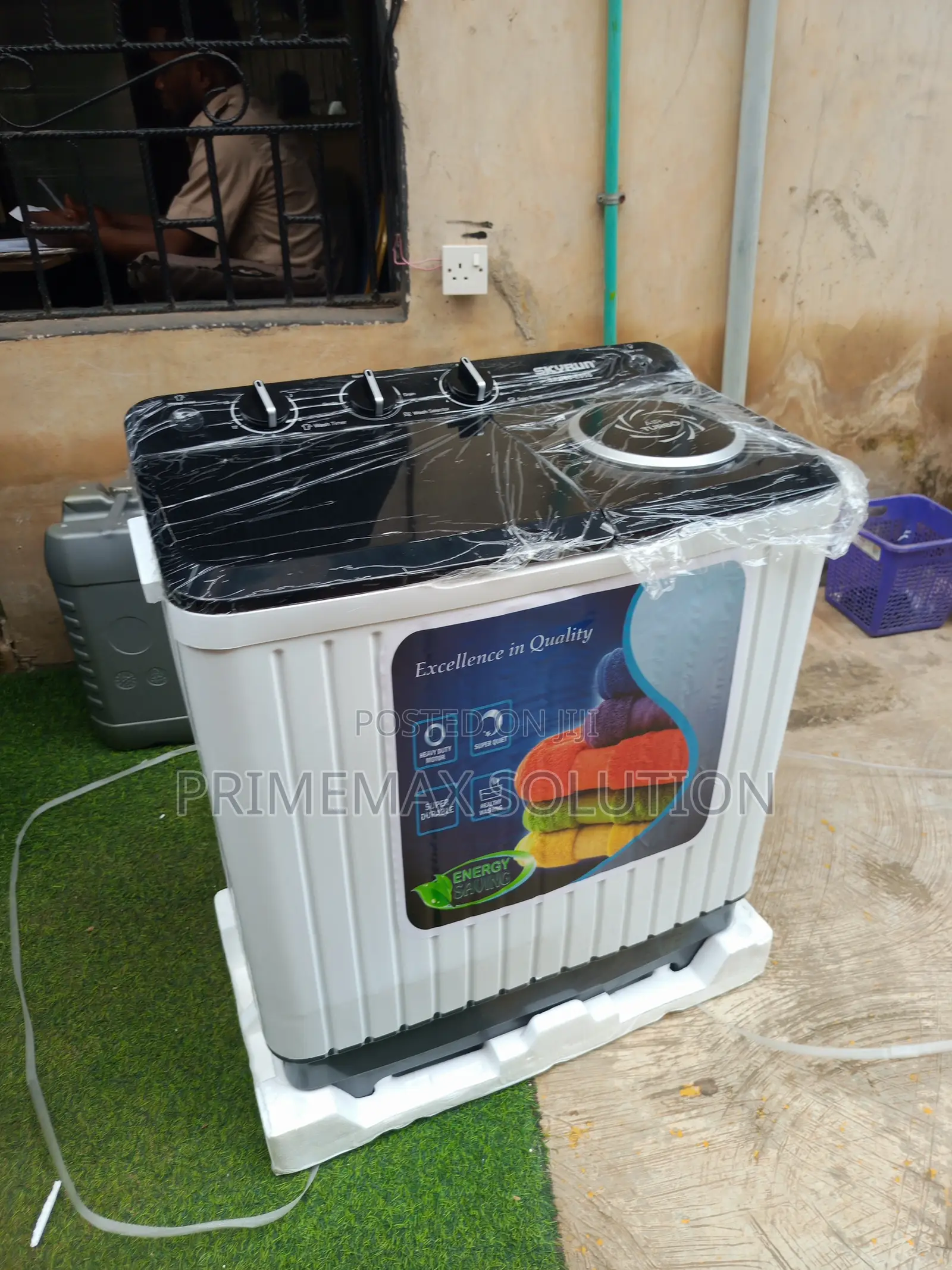 Skyrun 7kg Twin Tub Washing Machine With Powerful Spin