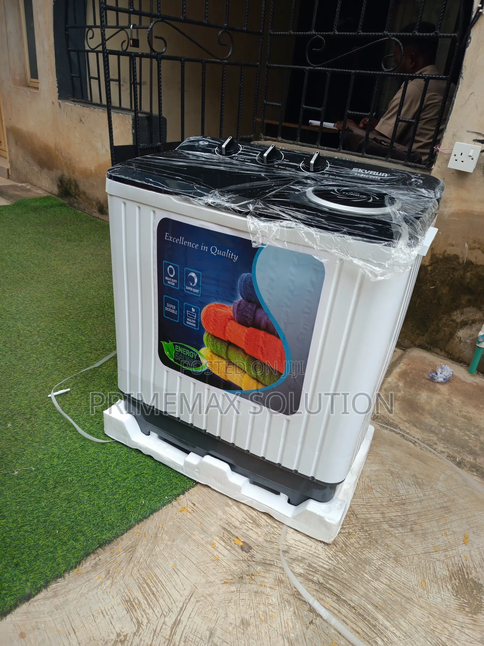 Skyrun 7kg Twin Tub Washer - Heavy Duty Durable