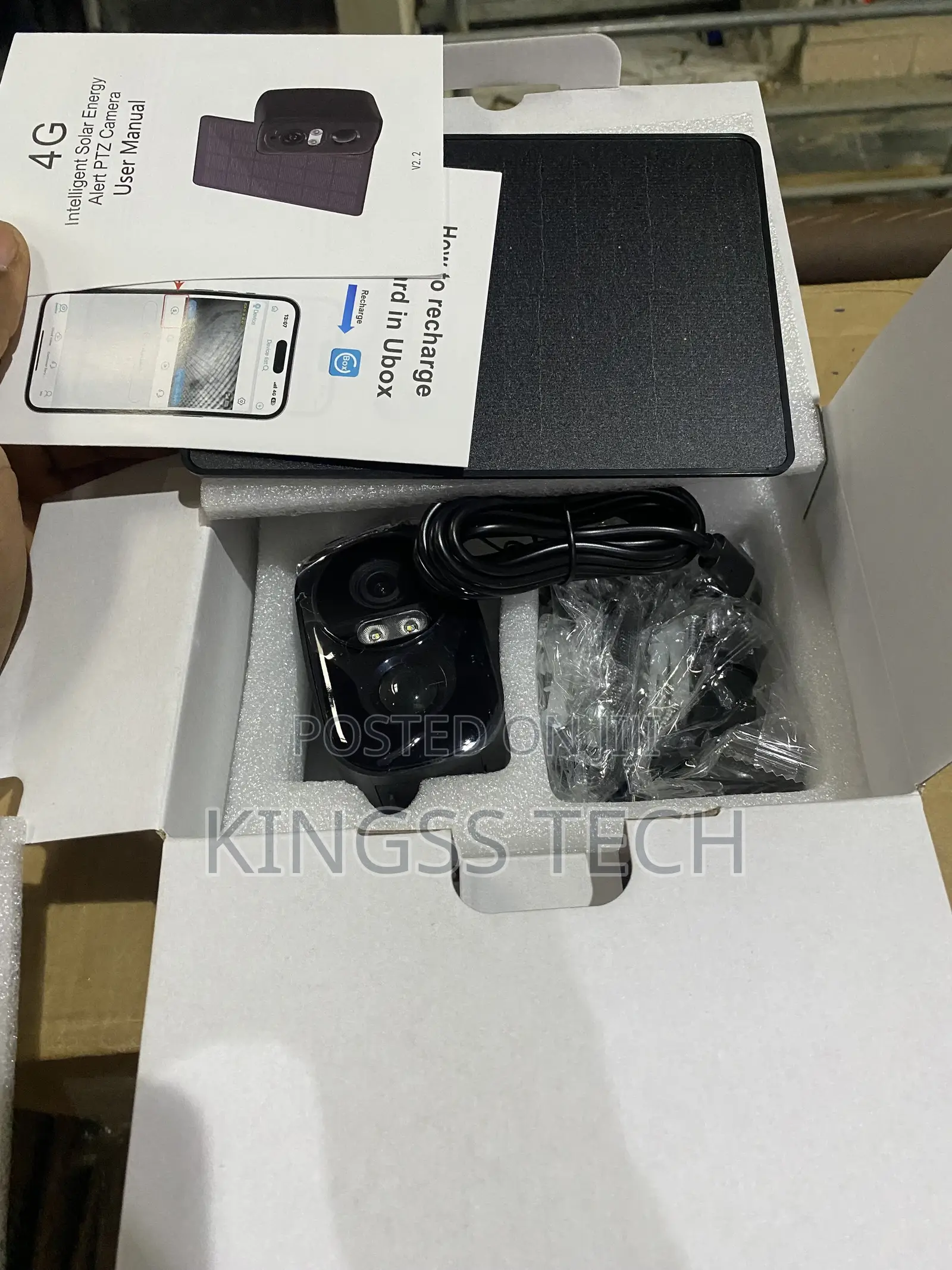 Ubox B50 Spy Solar Camera