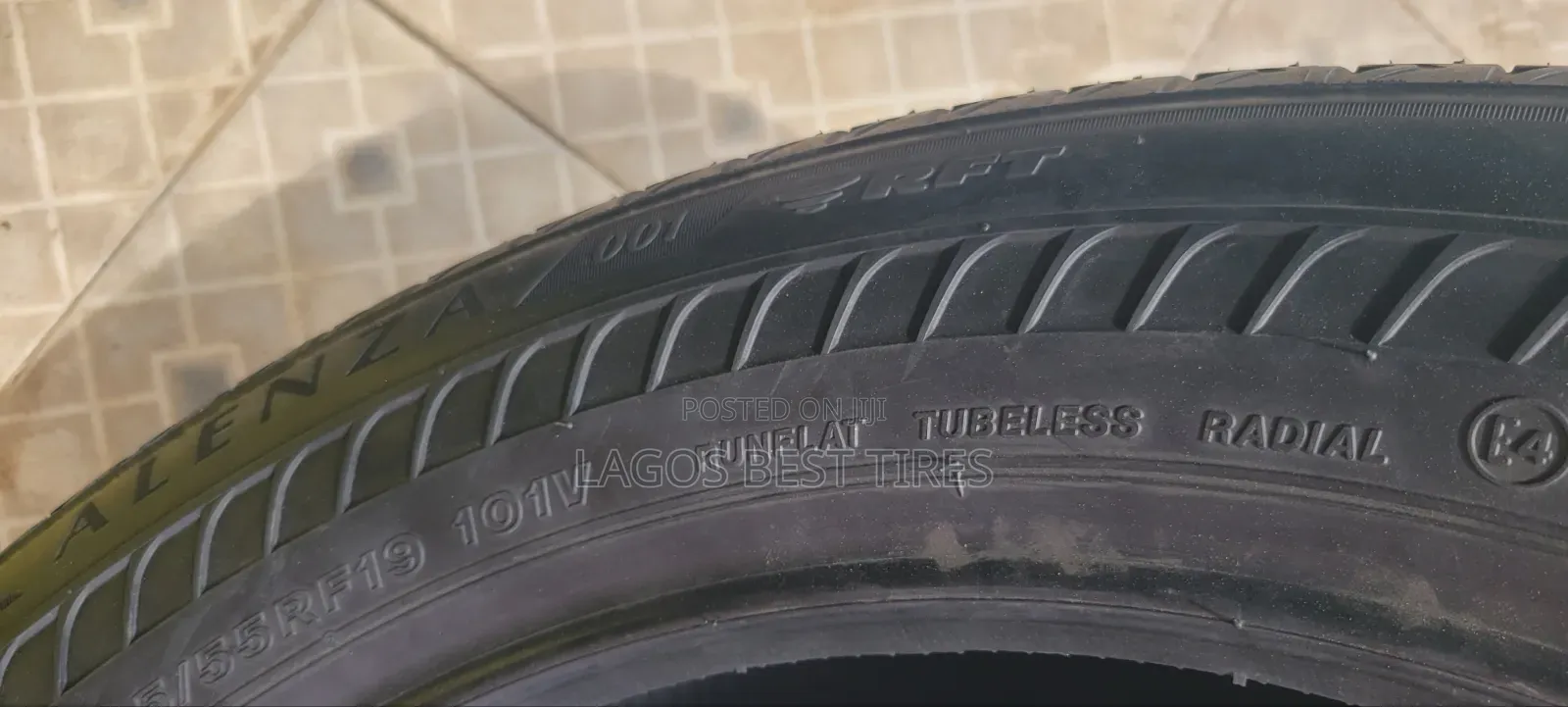 Bridgestone Rft(235/55rf19 101v)–Premium Run-Flat Tyres(Made Injapan)