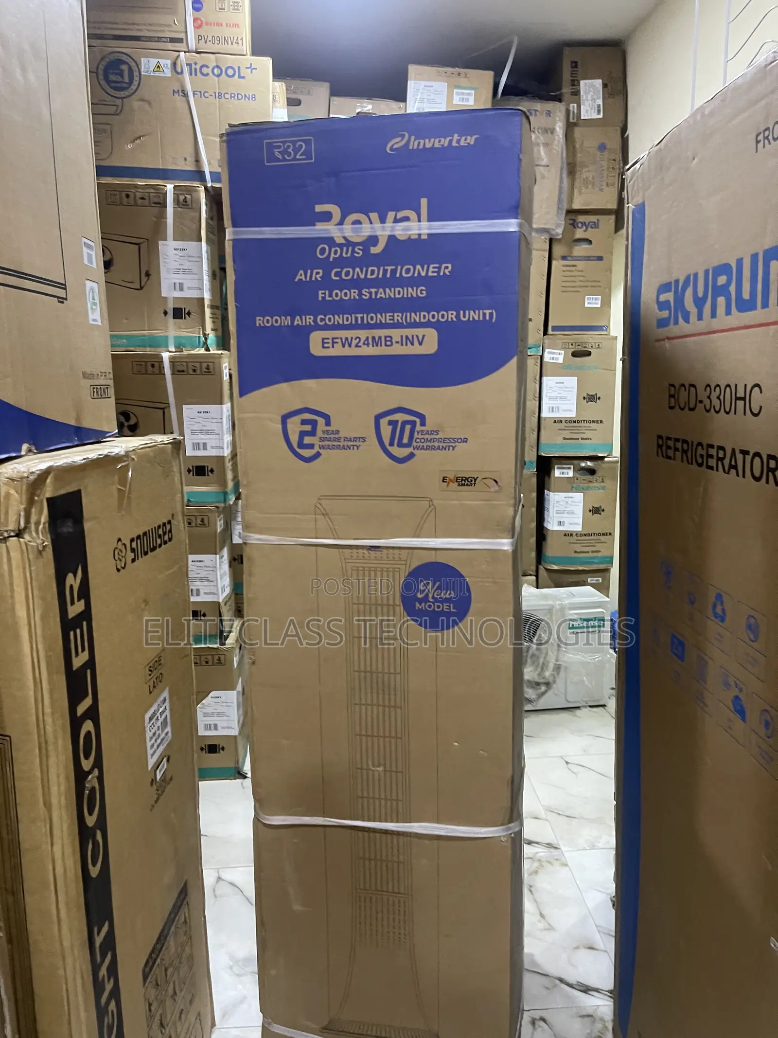 Efw24mb-Inv Vertical Air Cooling System