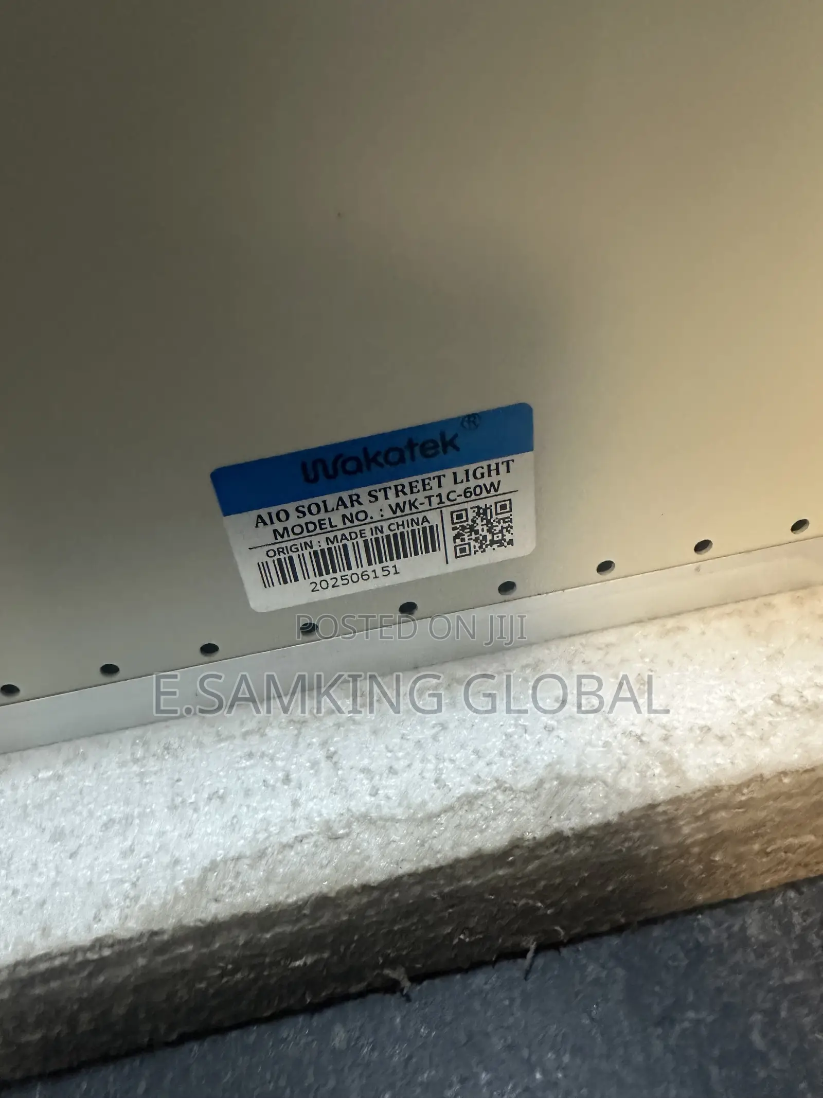 60watt Wakatek All in One Solar Streetlight