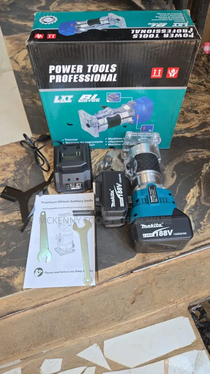 2 Battery Makita Cordless Router