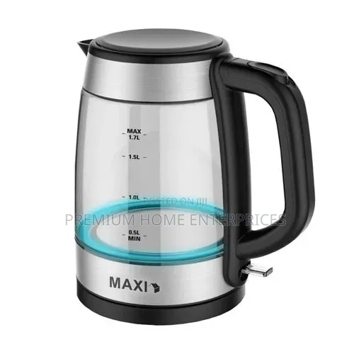 Maxi 1.7 Litres Transparent Glass Kettle Kt17g03a2 2150w