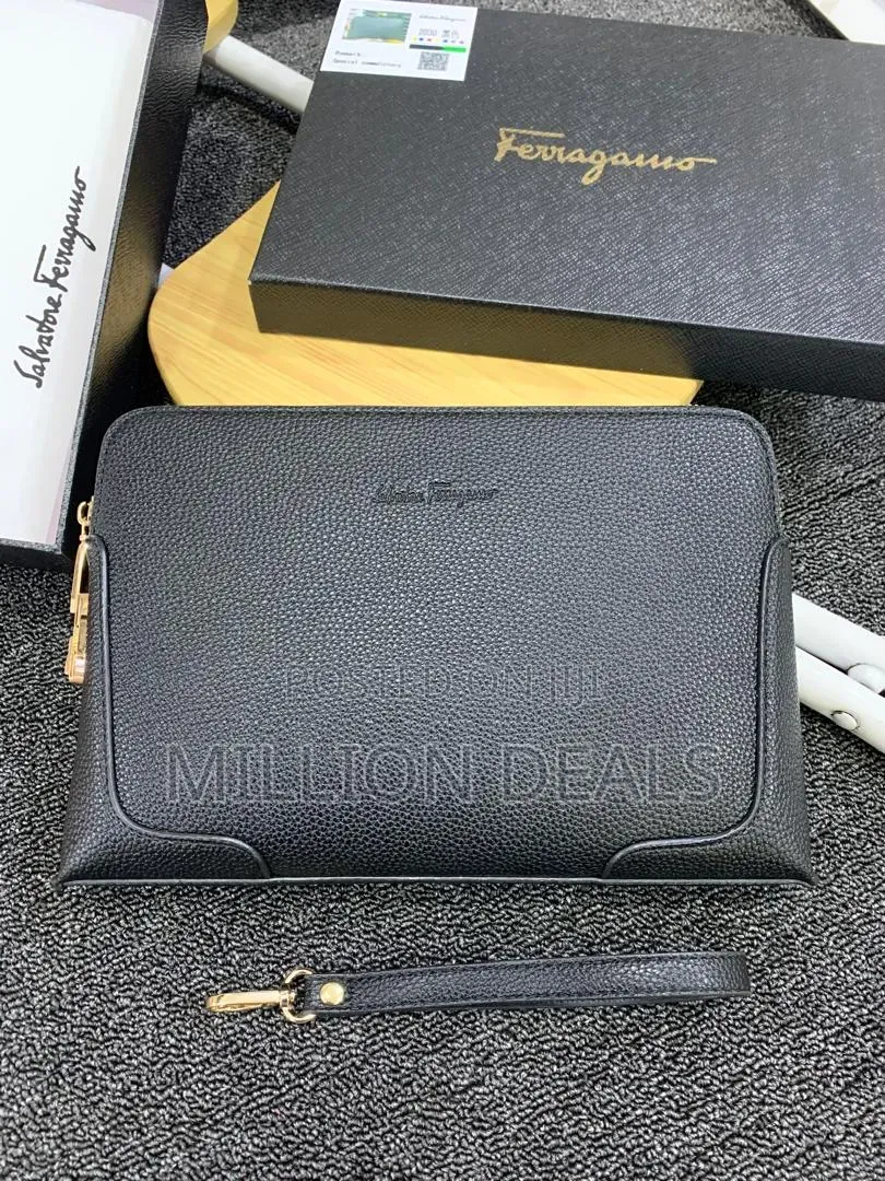 Luxury Stylish Leather Men's Wristlet Wallet