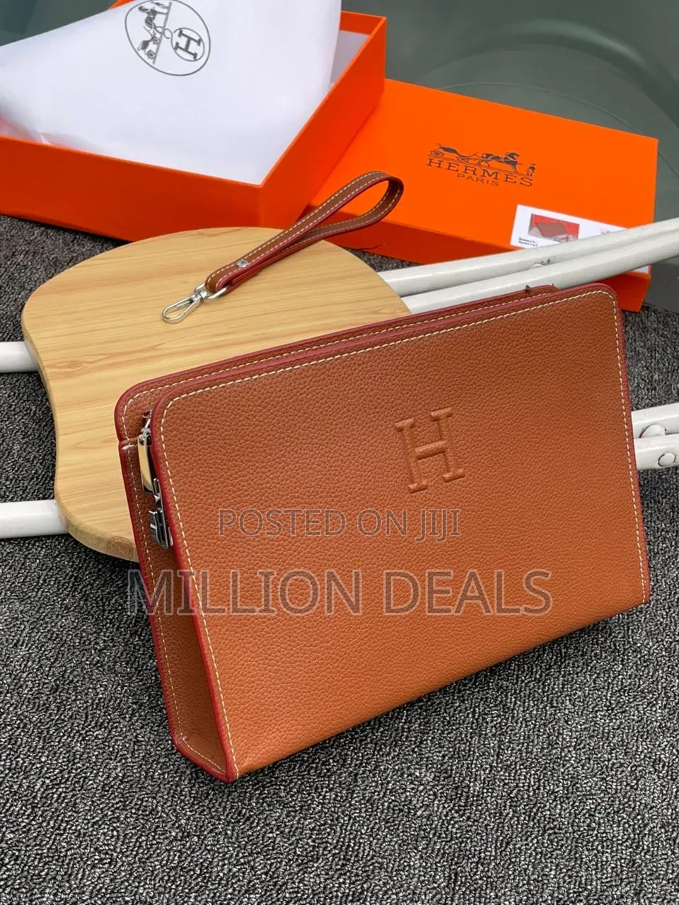 Luxury Stylish Leather Men's Wristlet Wallet